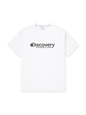Men`S LOGAN Big Logo T-Shirts Off White
