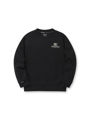 [KIDS] Graphic Sweatshirt Black Black