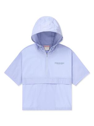 [WMS] Woven Cool Touch Hight Neck Anorak Lavender