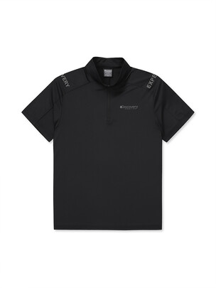 Cool Zip Up T-Shirts Black