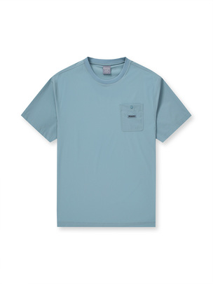Pocket Woven T-Shirts Dark Mint