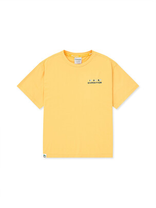 [KIDS] Golf Graphic T-Shirt Neon Orange