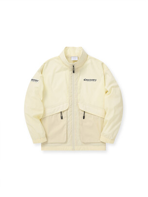 [KIDS] Coloration Lightweight Windbreaker Jacket Yellow