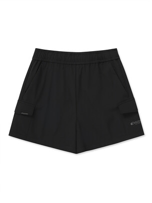 [WMS] Wide Cargo Shorts Black