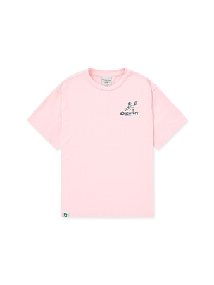 [KIDS] Tennis Graphic T-Shirt L.Pink