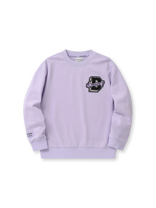 [KIDS] Varsity Wappen Sweatshirt Violet Violet