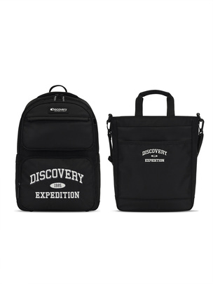 [KIDS] Varsity Backpack Set Black Black