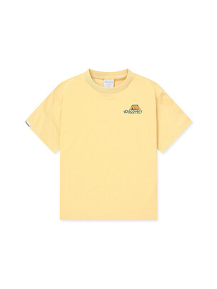 [KIDS] Fixel Big Logo Cool T-Shirt Yellow