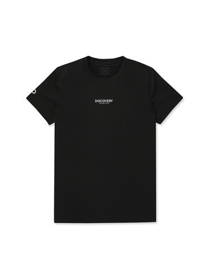 [WMS] Center Logo T-Shirts Black
