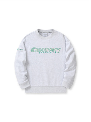 [KIDS] Big Logo Sweatshirt L.Melange Grey L.Melange Grey