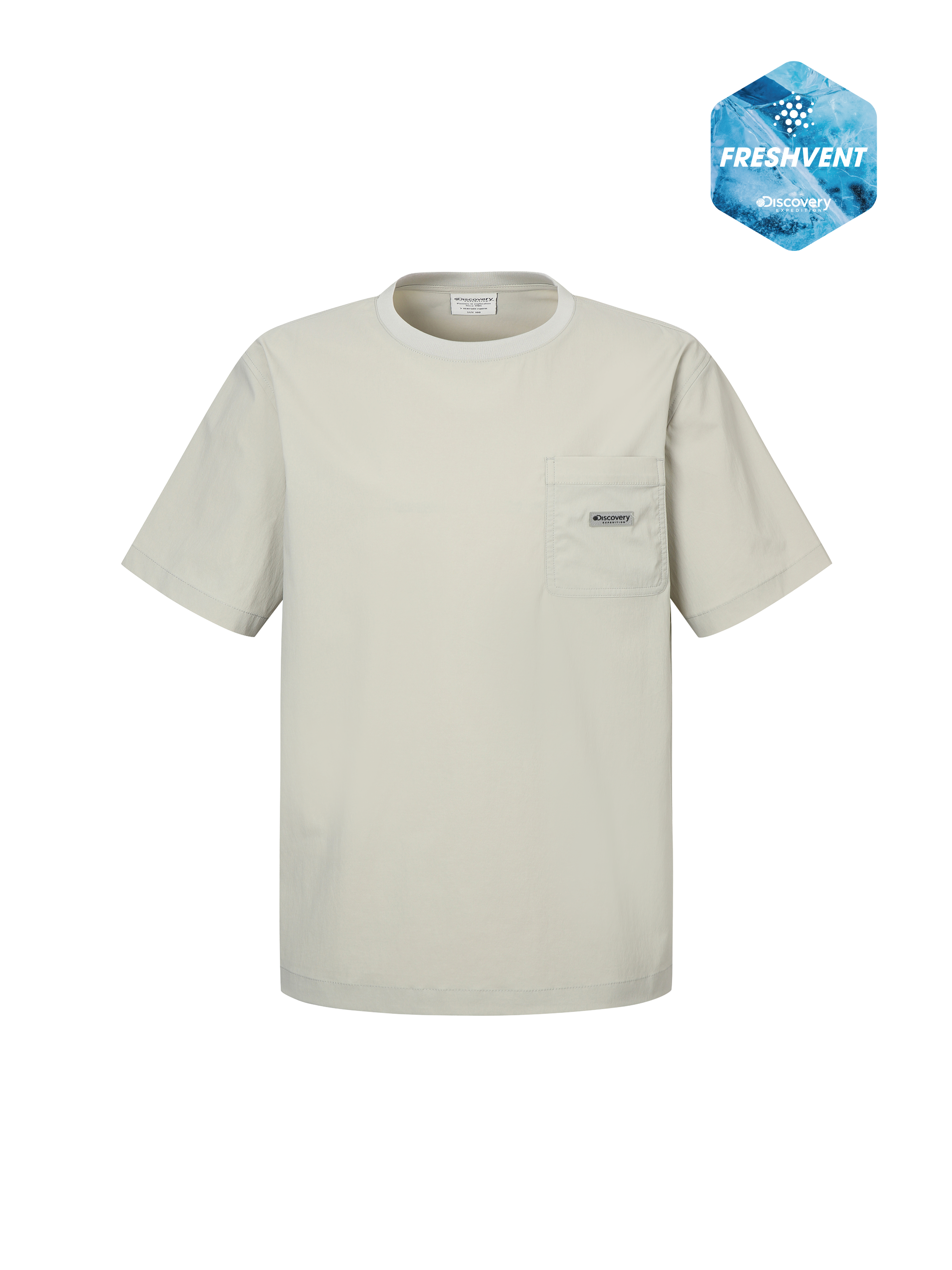 ◎Discovery EXPEDITION◎ Men's Fresh Vent Polton Chest Pocke Men's Freshvent Woven Chest Pocket Short Sleeve T-Shirts