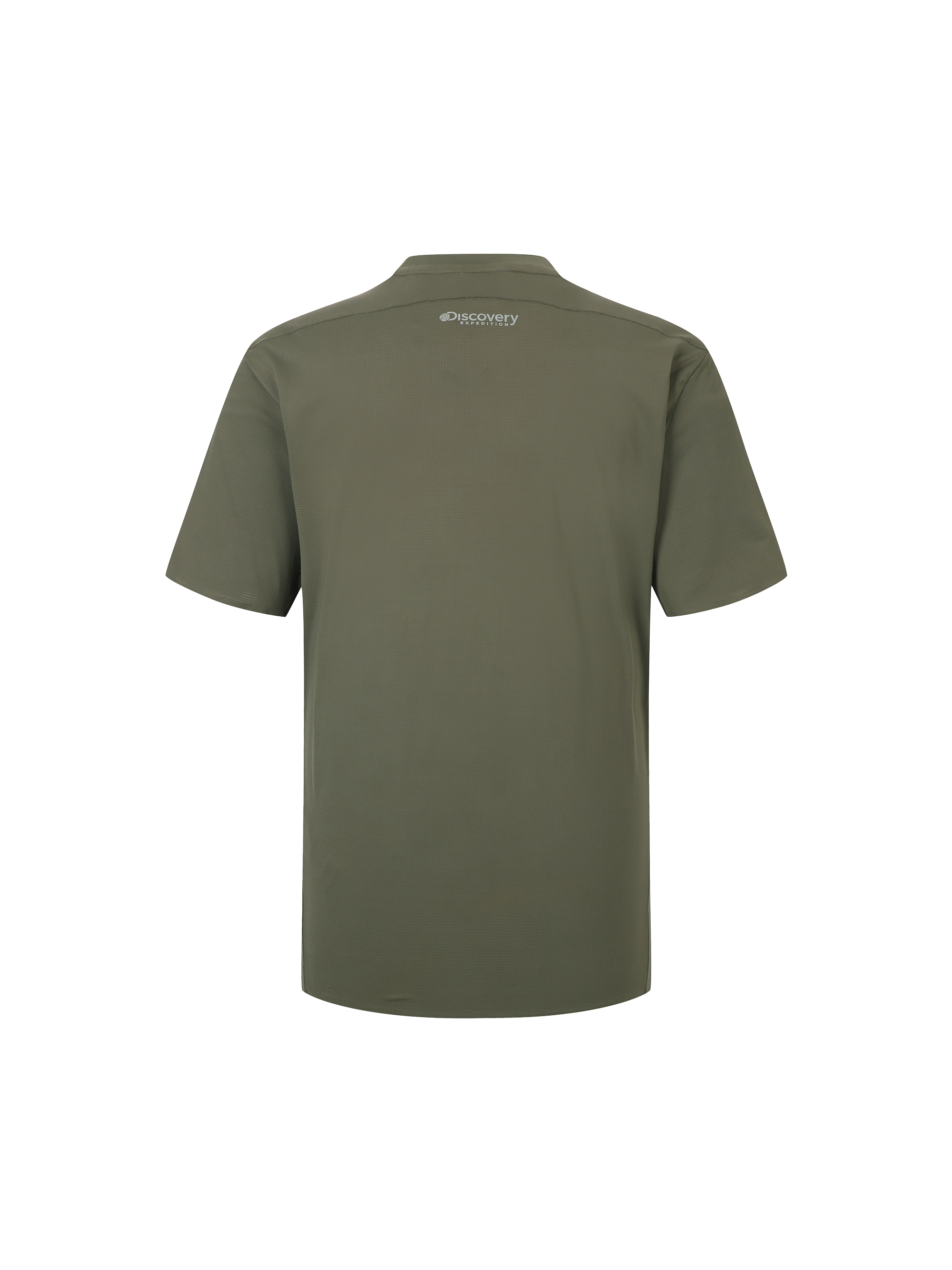 Men's Freshvent Diagonal Cutting Lined Functional Short Sleeve T-shirt