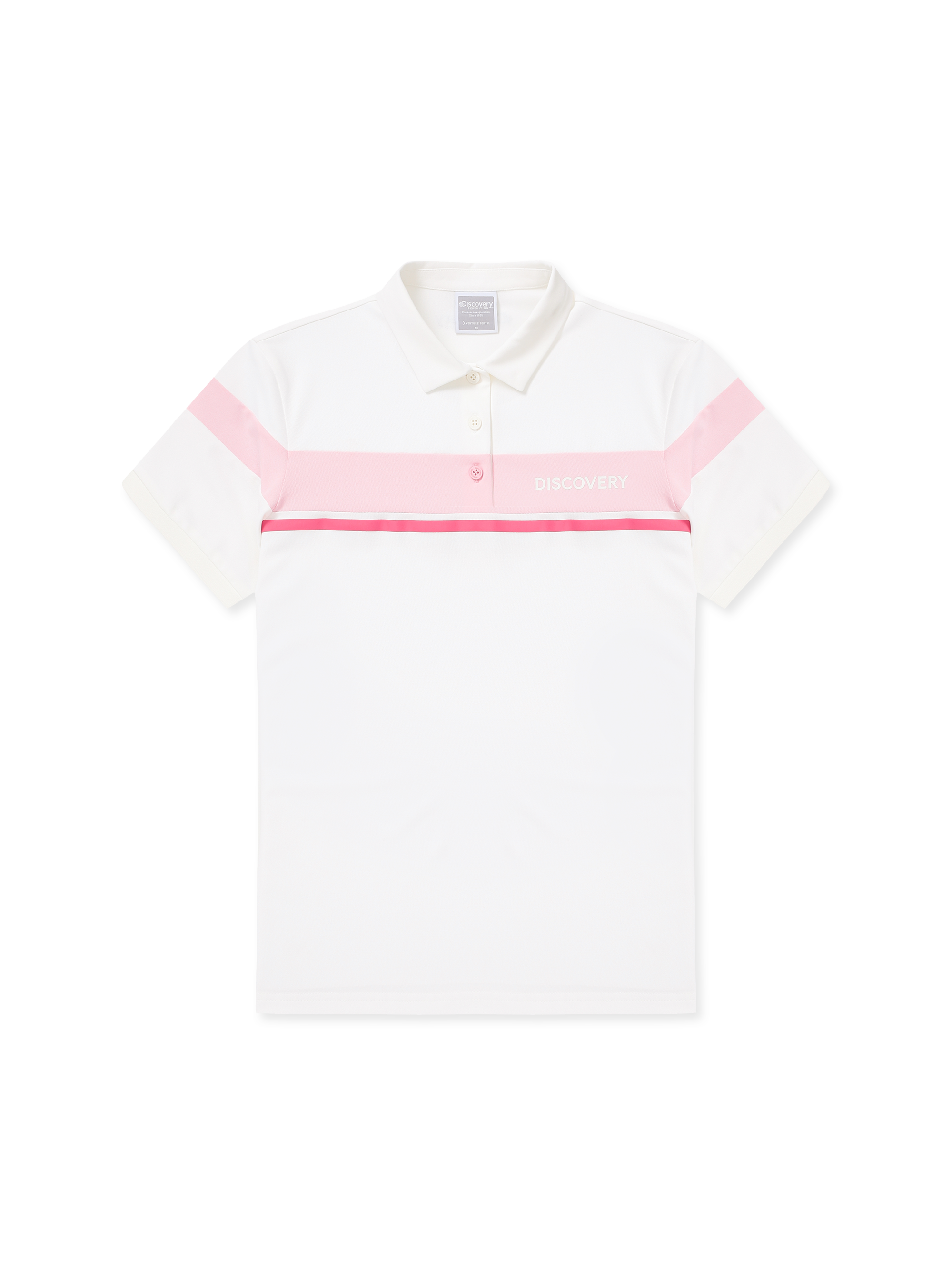 Color Block Collar T-shirt