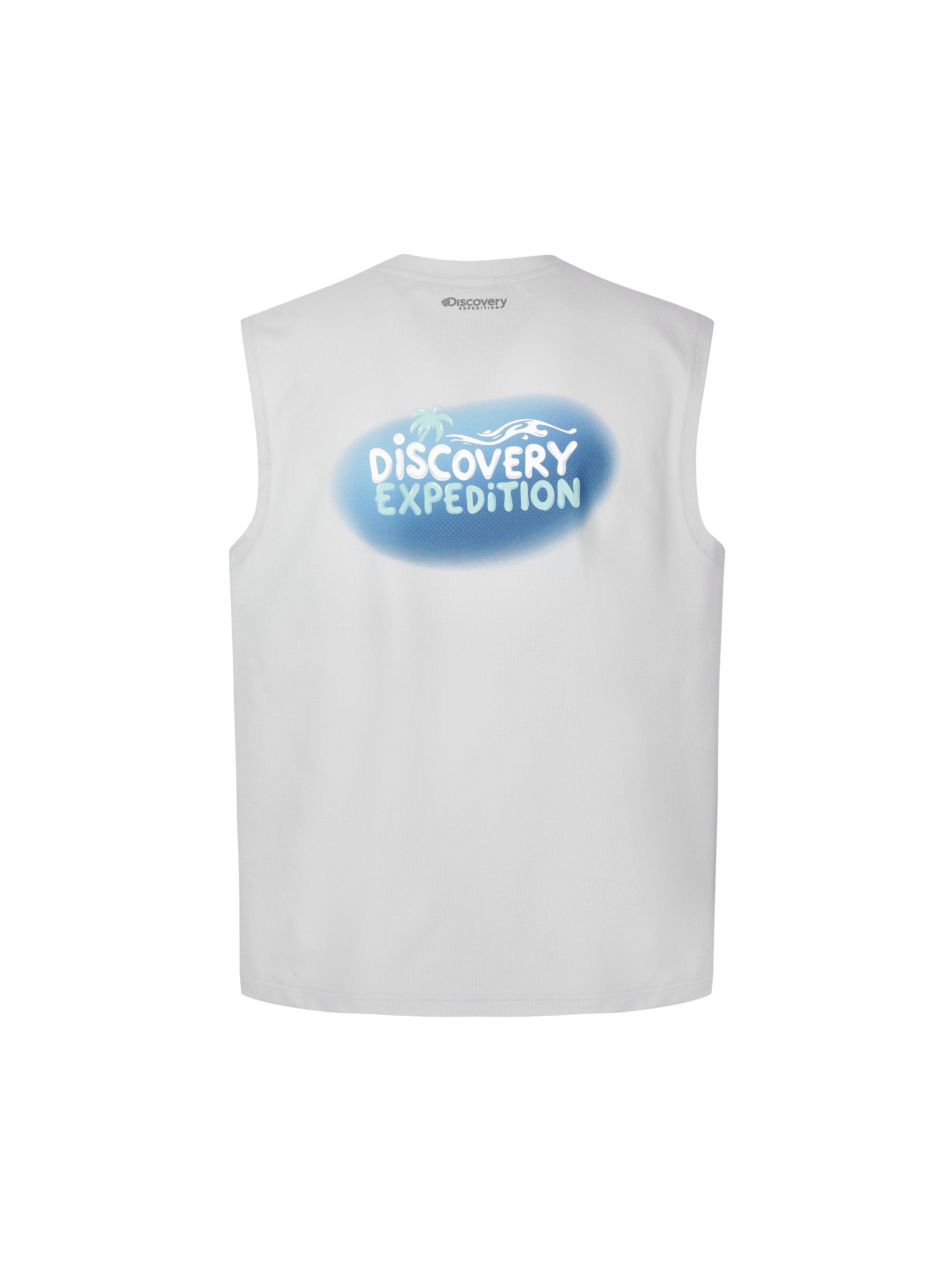 Hot Summer Men's Back Graphic Sleeveless Water T-shirt