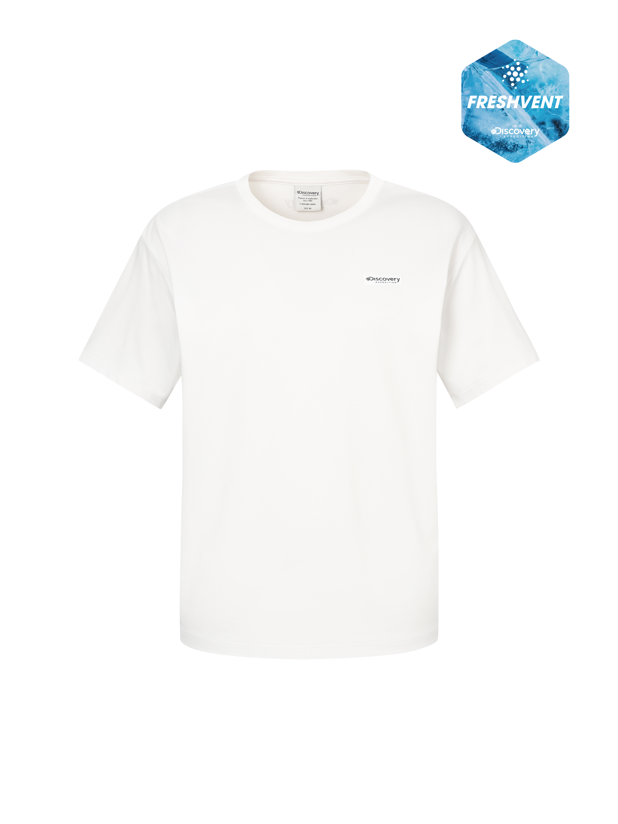 Freshvent Overfit Washed Small Logo Short-sleeve T-shirt