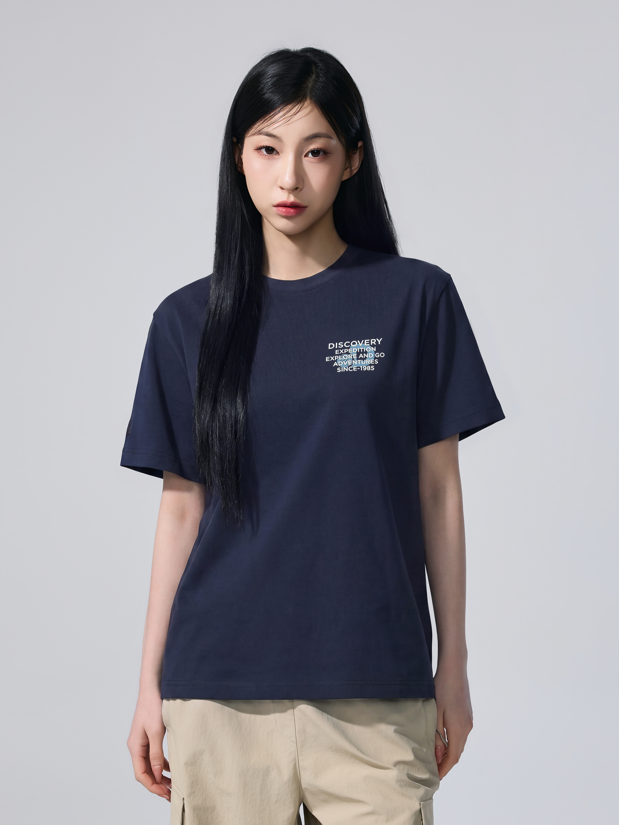 Uni Heavyweight Small Letter Short-Sleeve T-shirt