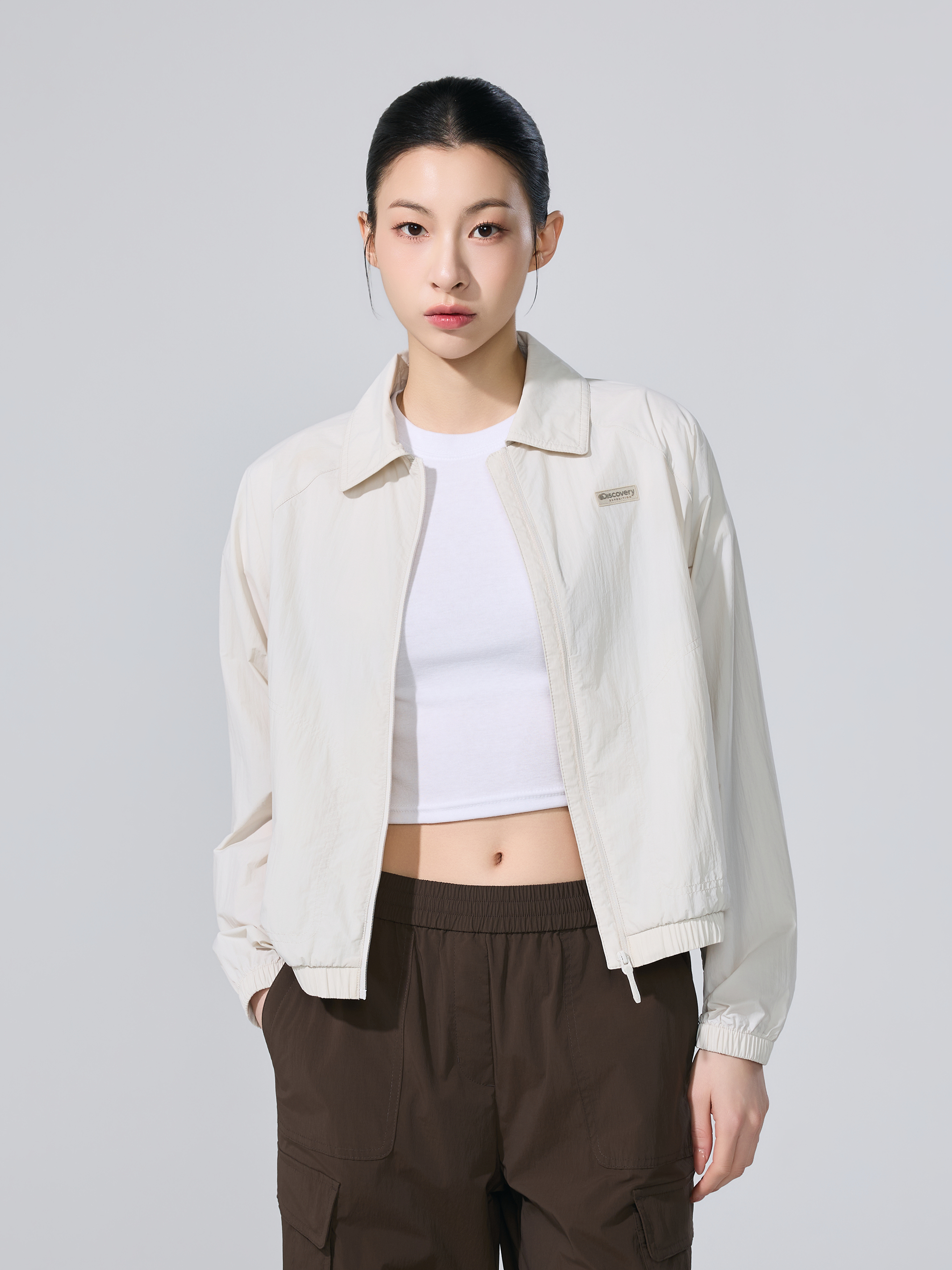 W's Freshvent Collared Crop Windjacket