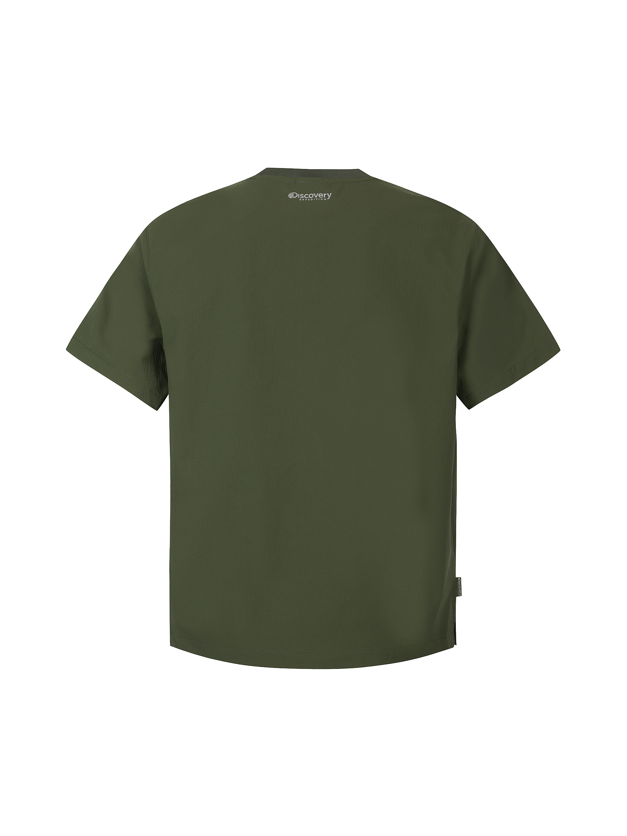 M's Seersucker Woven Short-Sleeve T-shirt
