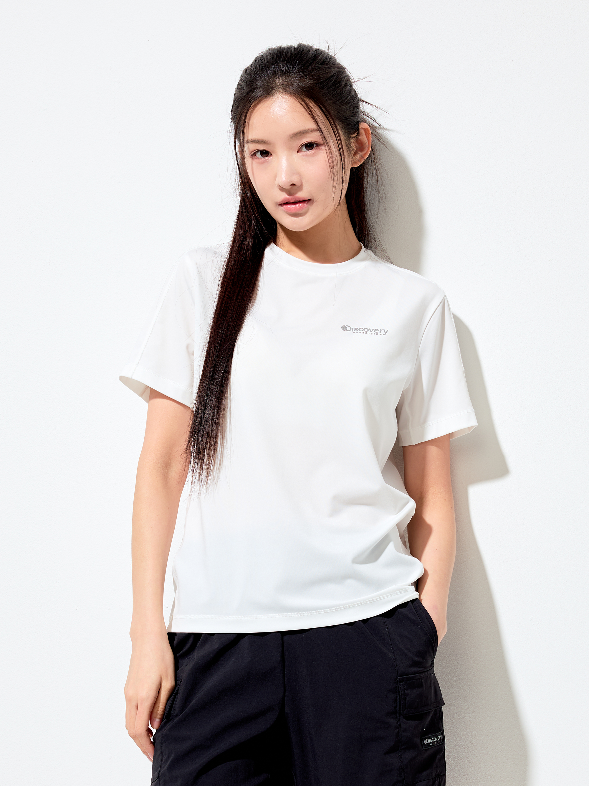 Women's Cutting Line Short Sleeve T-shirt