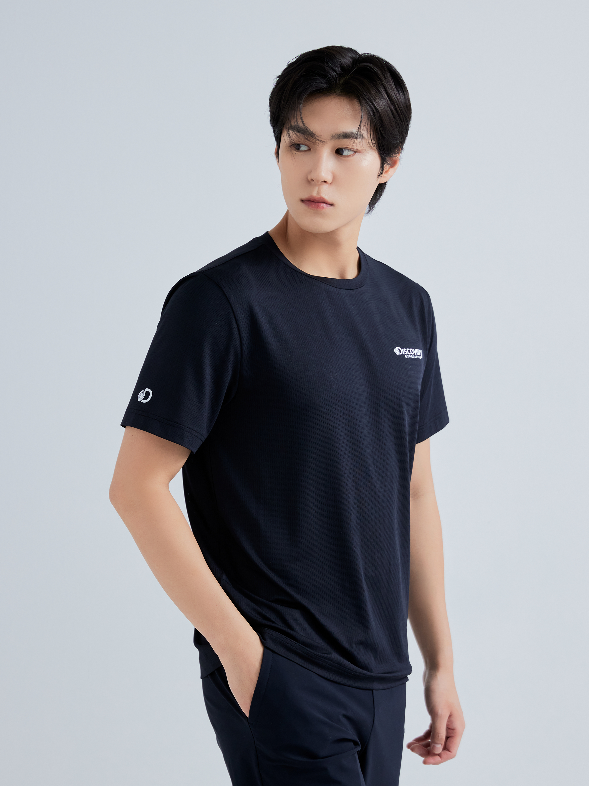 Men's Benf Small Logo Shorts -Sleeved T-shirt