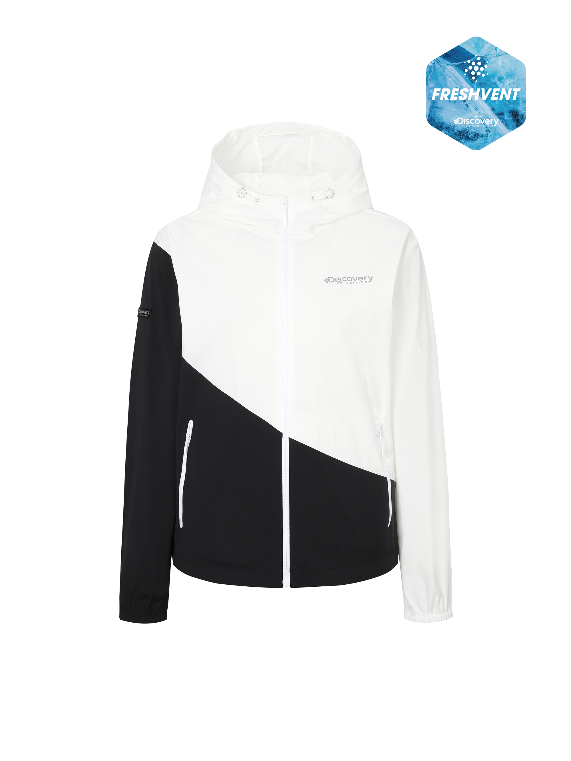 Freshvent Women's Color Block Windbreaker