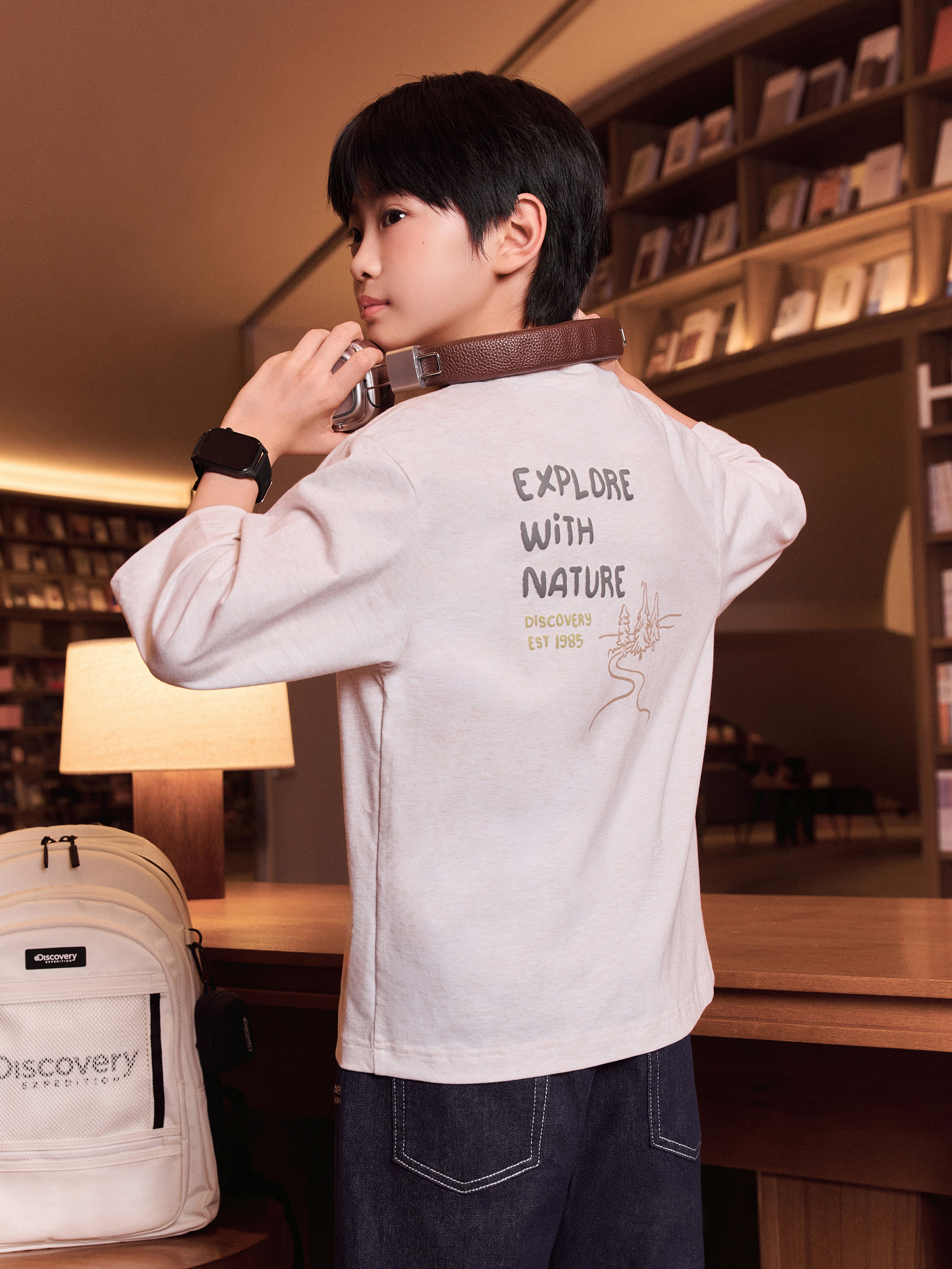 Kids 3/4 Sleeve Semi-Overfit T-shirt