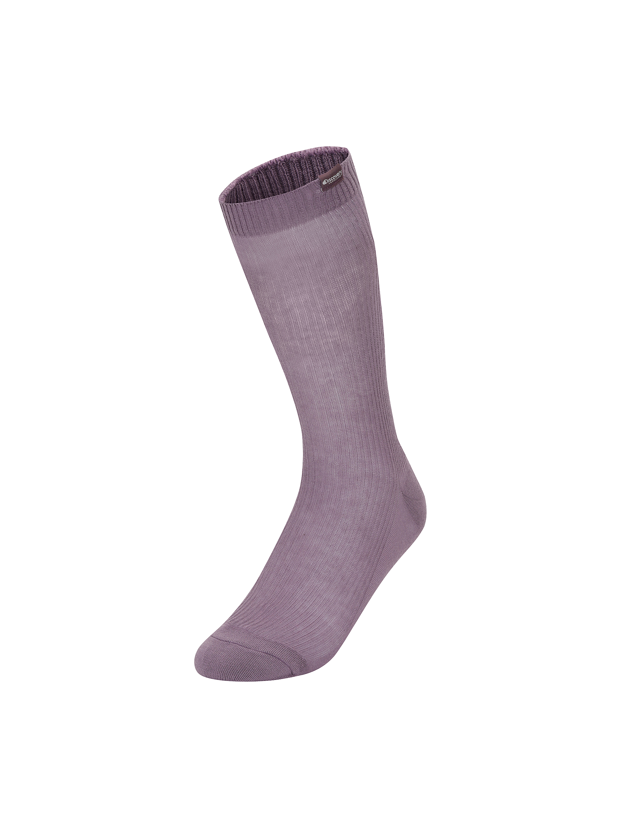 See-through Rib High Length Socks