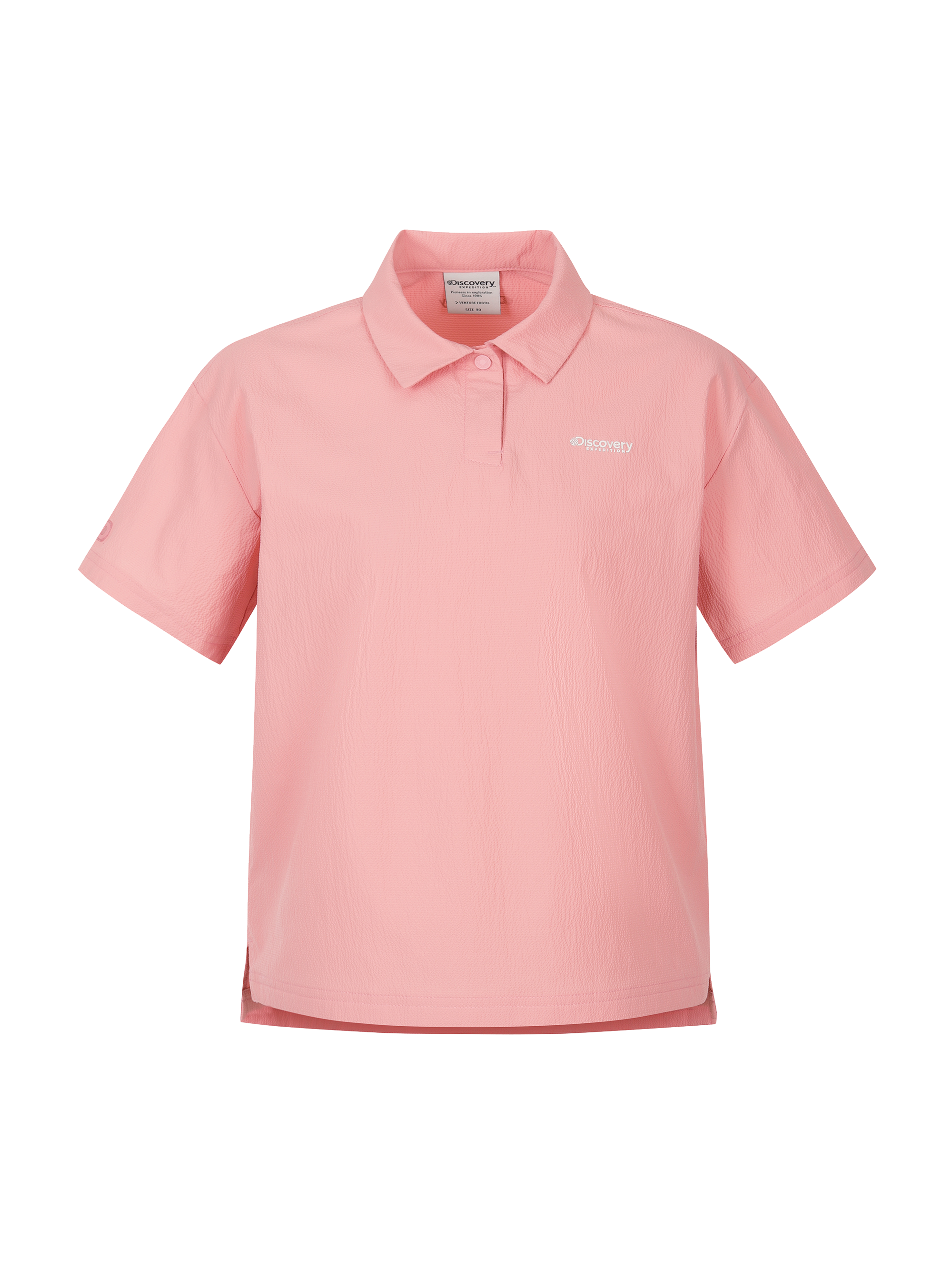 W's Seersucker Woven Polo Shirt