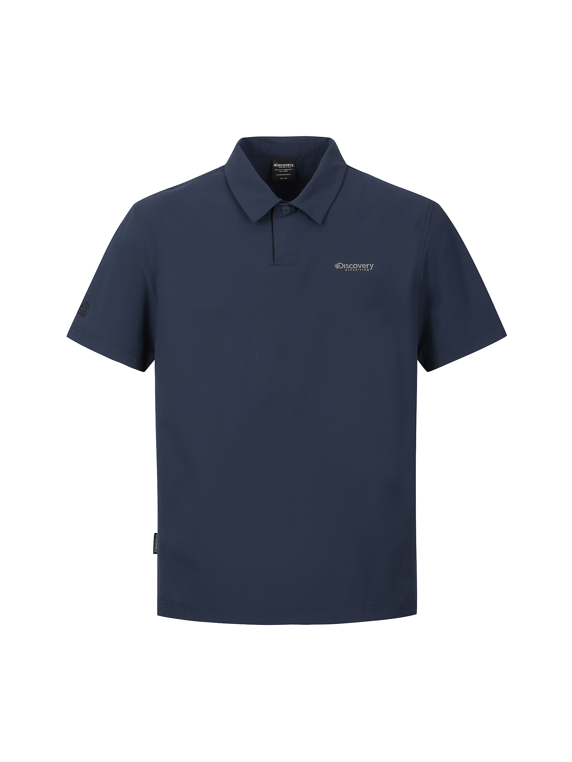 M's Seersucker Woven Polo Shirt
