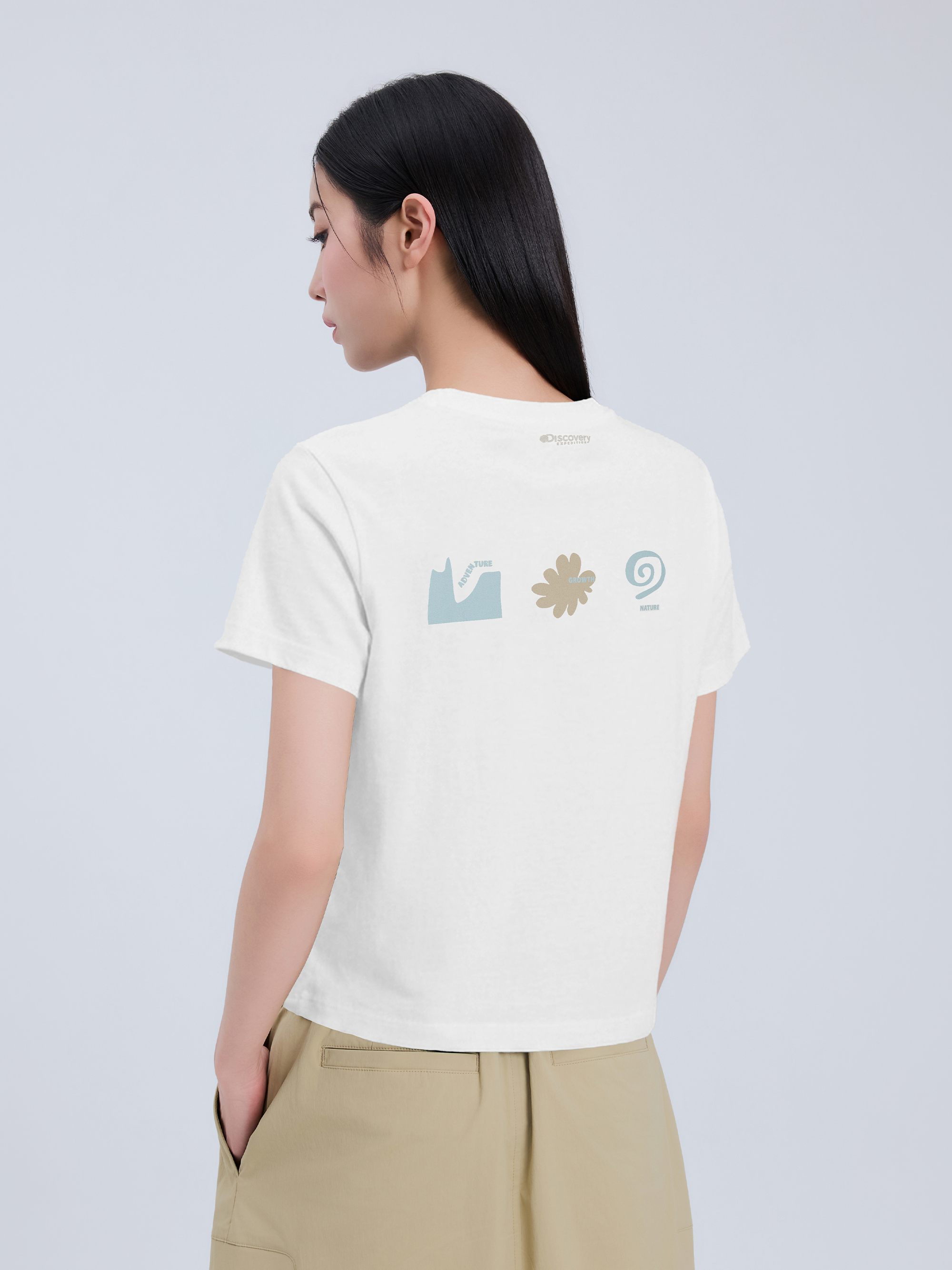 W's Freshvent Nature Cropped Short-Sleeve T-Shirt
