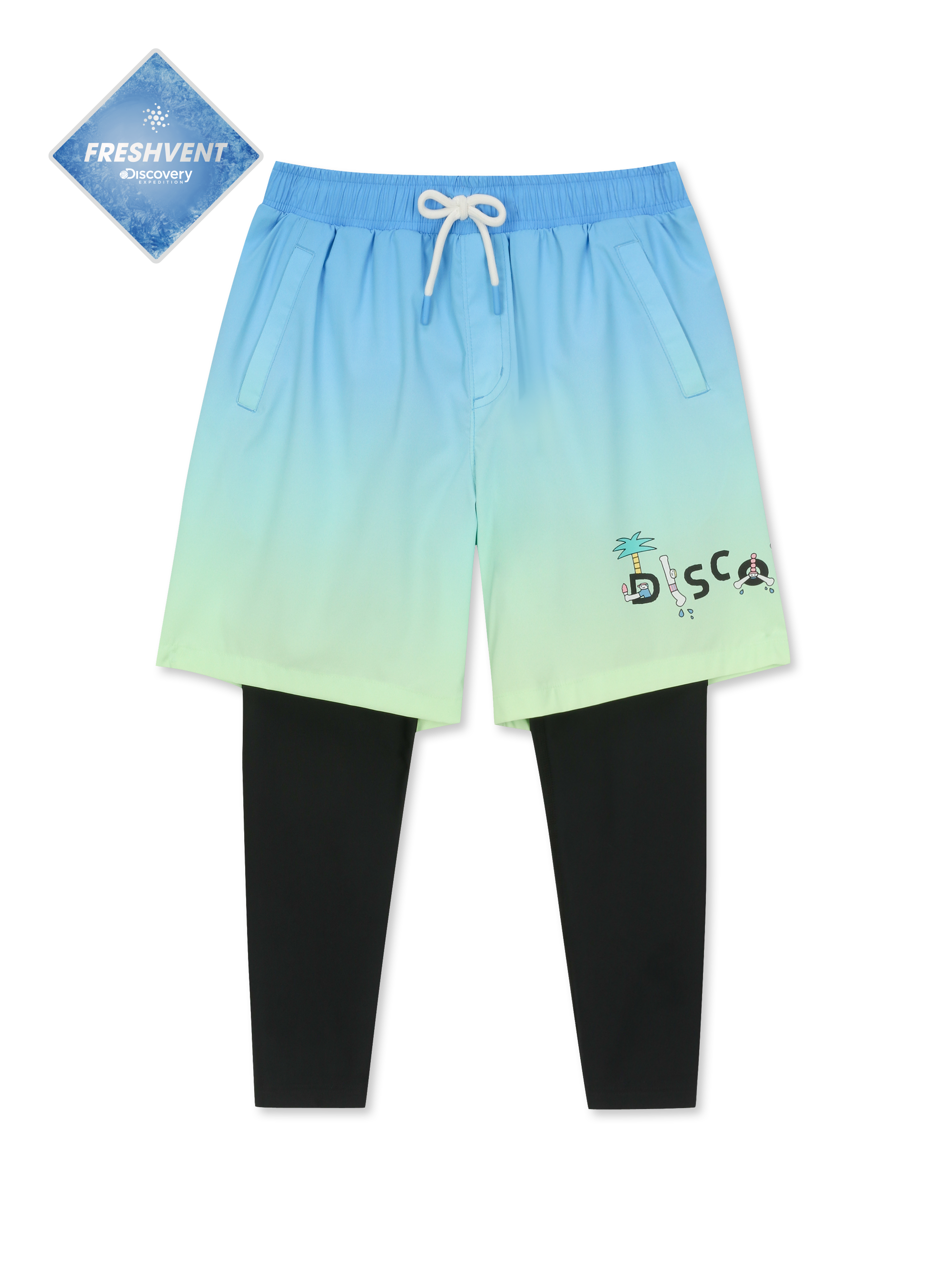 Kids Freshvent Kim Da -Ye Collaboration Board Shorts Water Leggings