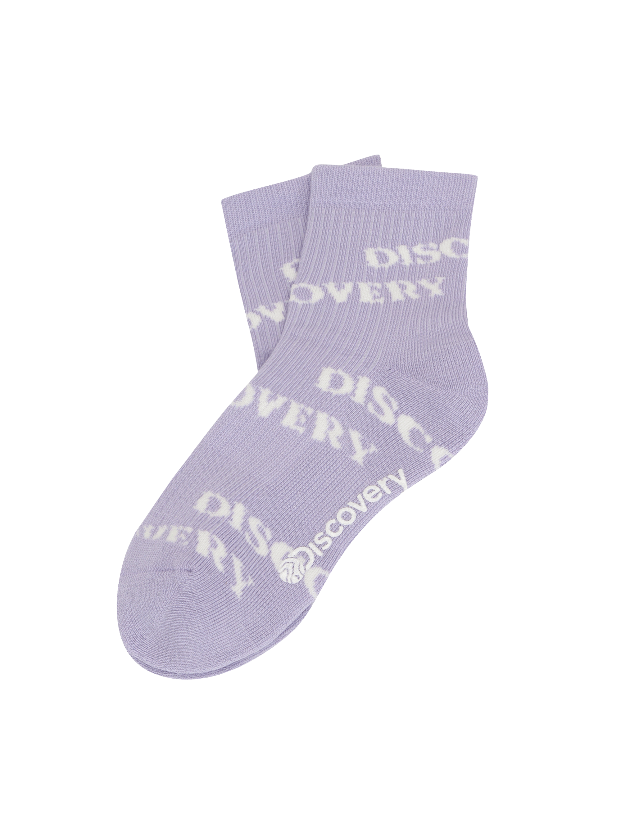 Kids All-Over Logo Mid Length Socks