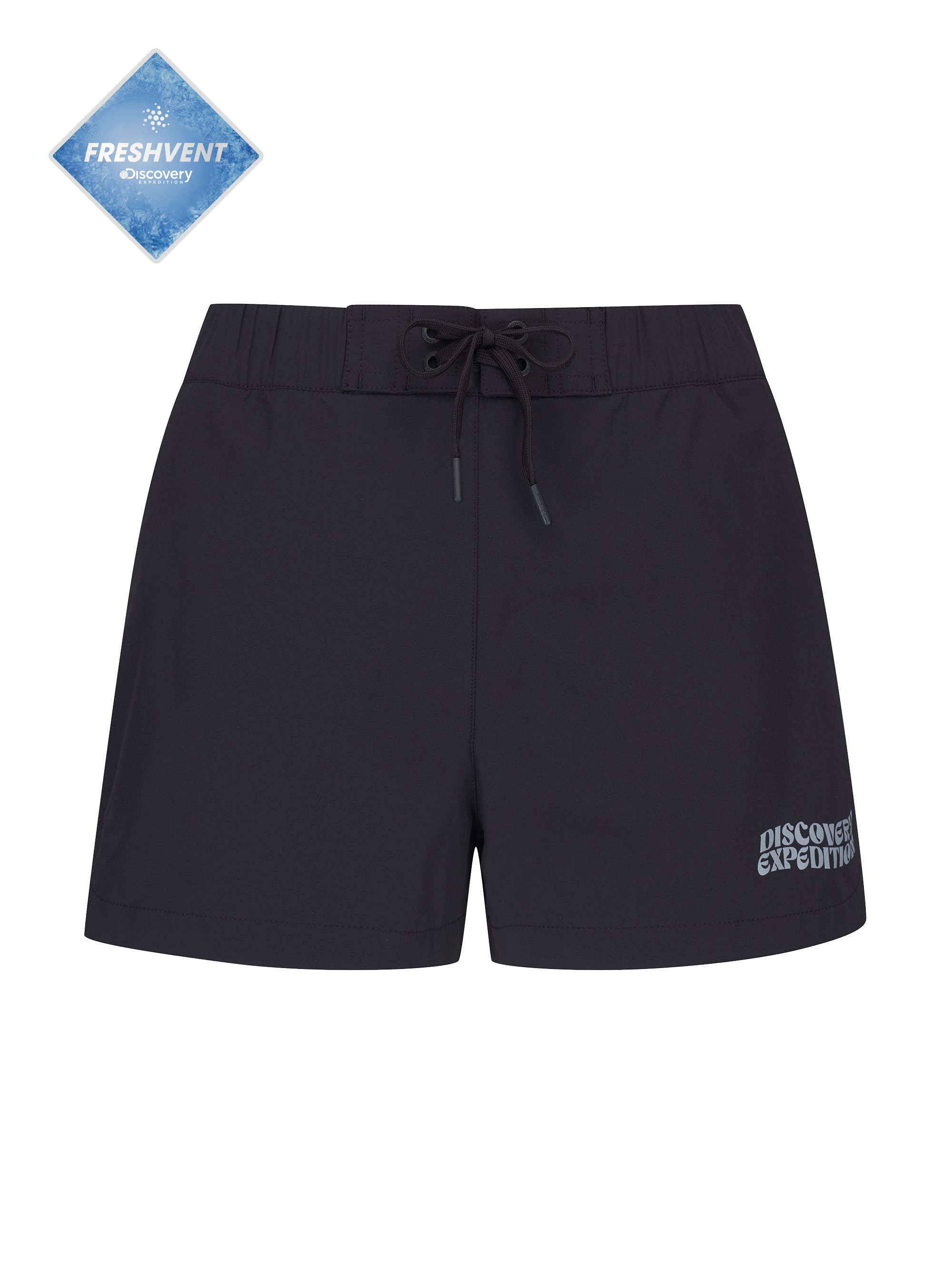 Freshvent Women's Exposed Band Type Board Shorts