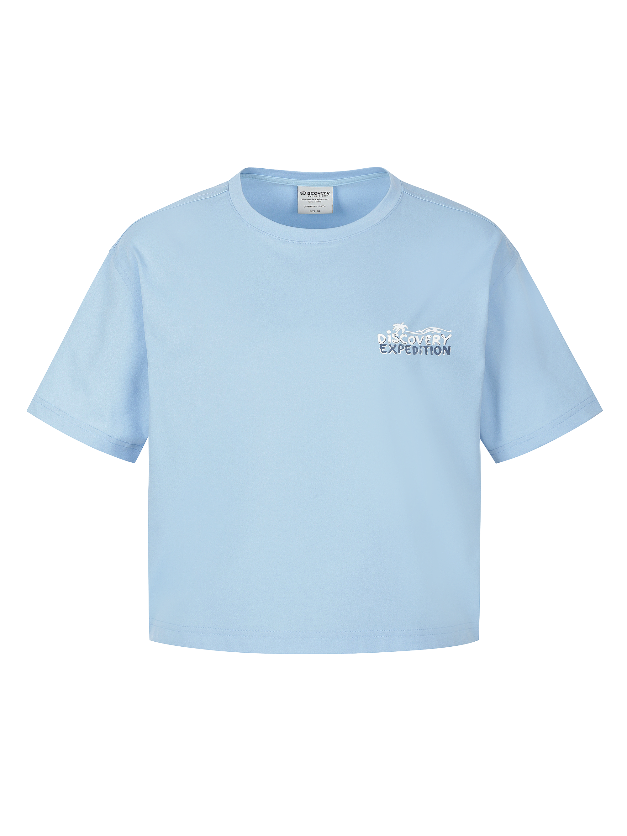 W's Essential Crop Short Sleeve Cover-Up