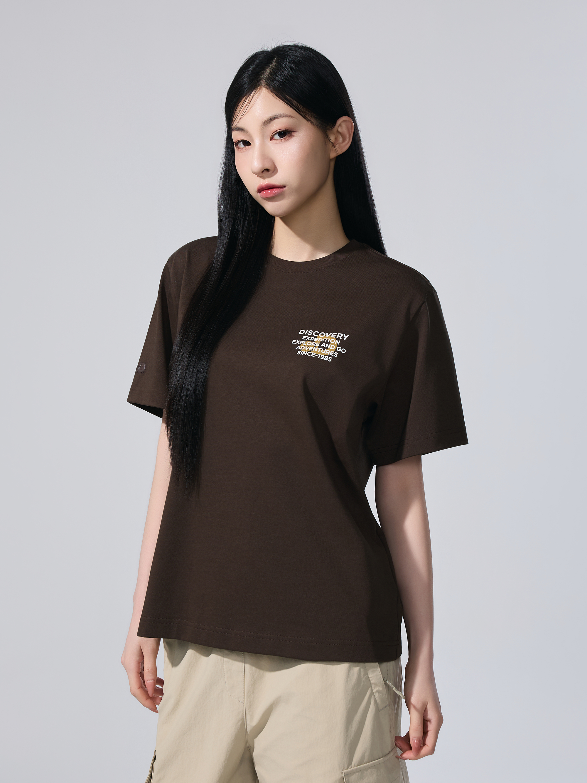Uni Heavyweight Small Letter Short-Sleeve T-shirt