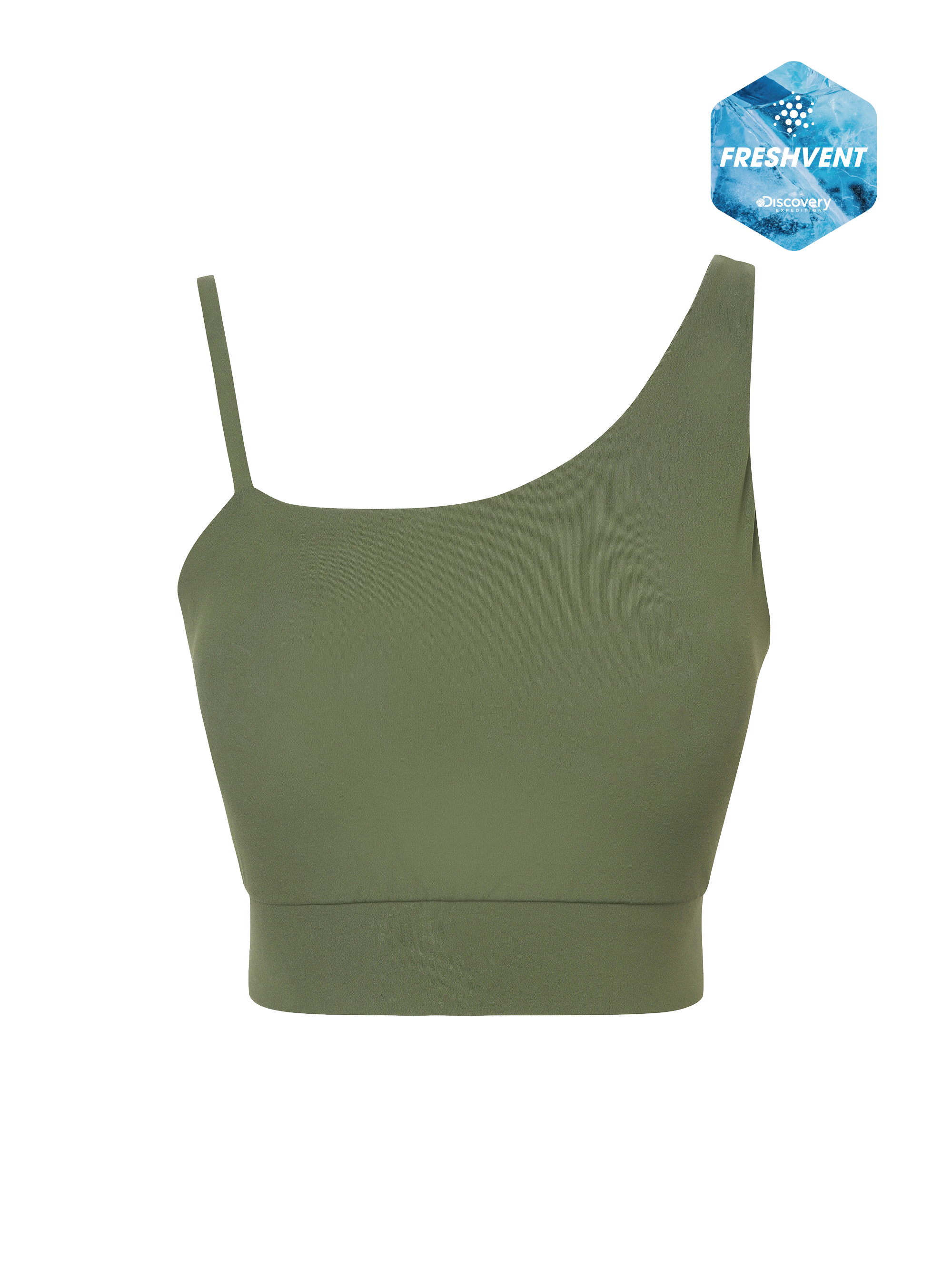 Freshvent Women's Strap Unbalance Water Bra Top
