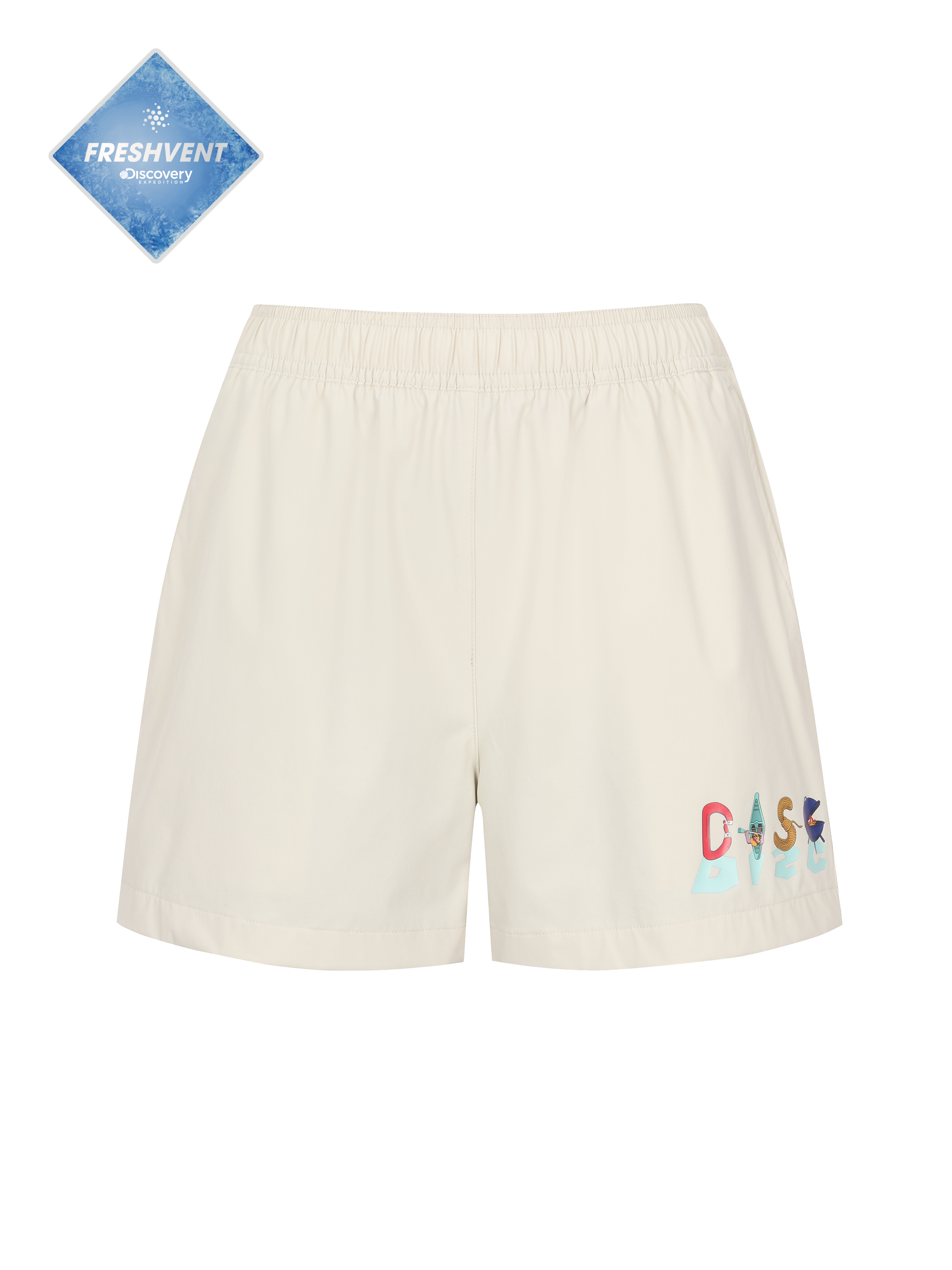 Freshvent Women's Mane Crew Graphic Board Shorts