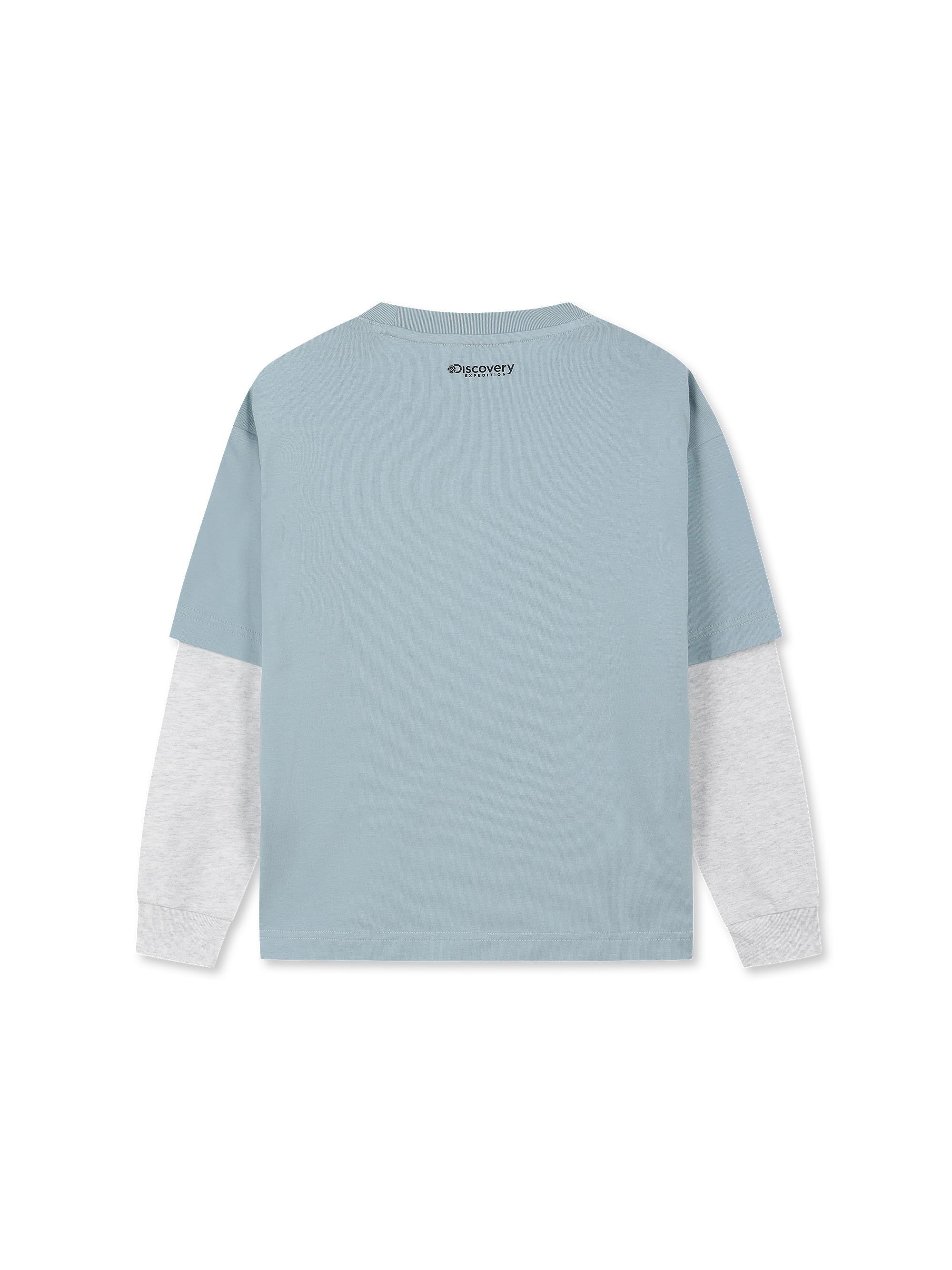 Kids Graphic Layered Oversized Long-Sleeve T-Shirt