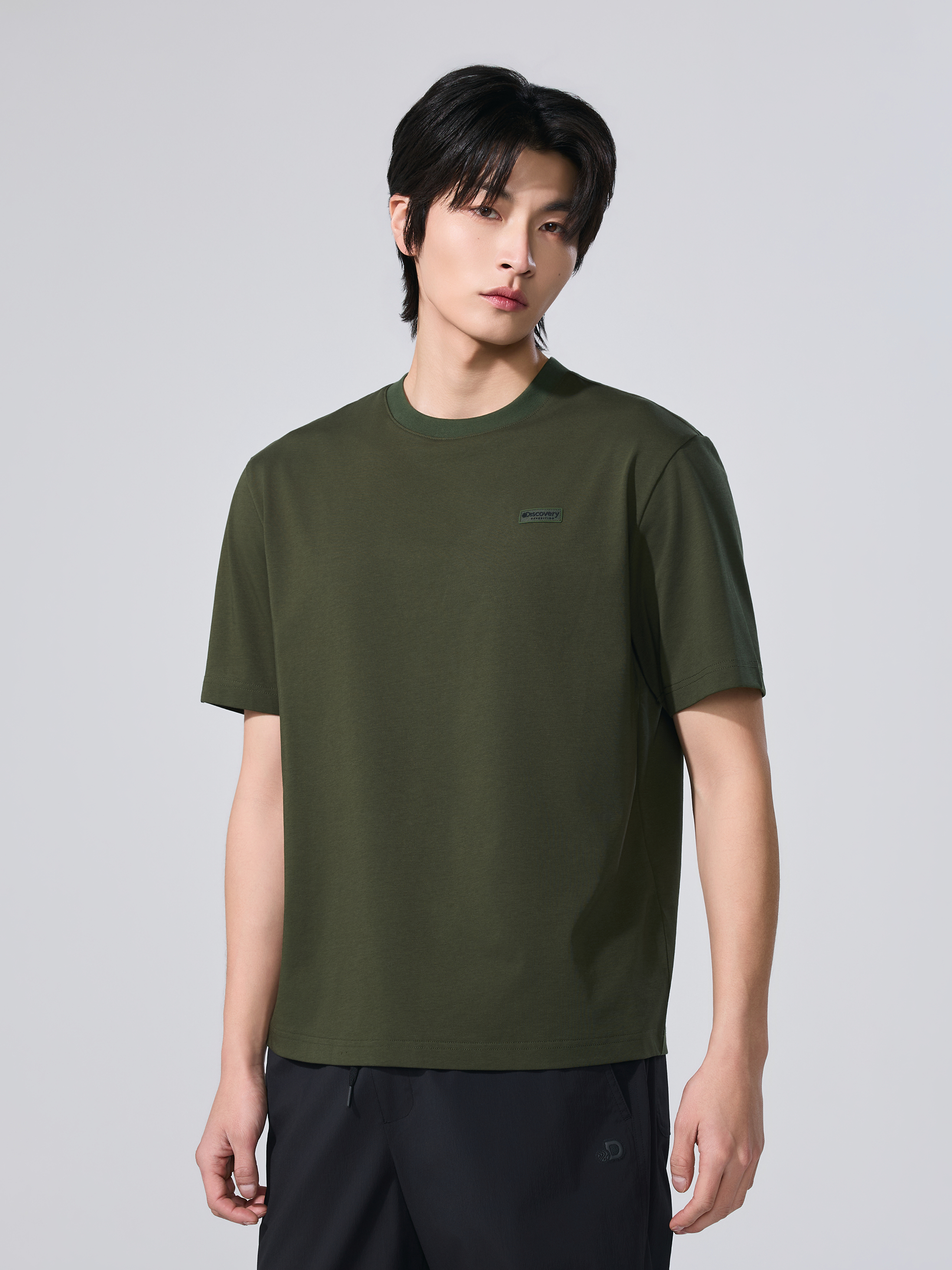 Uni Freshvent Semi-Oversized Small Logo Short Sleeve T-shirt