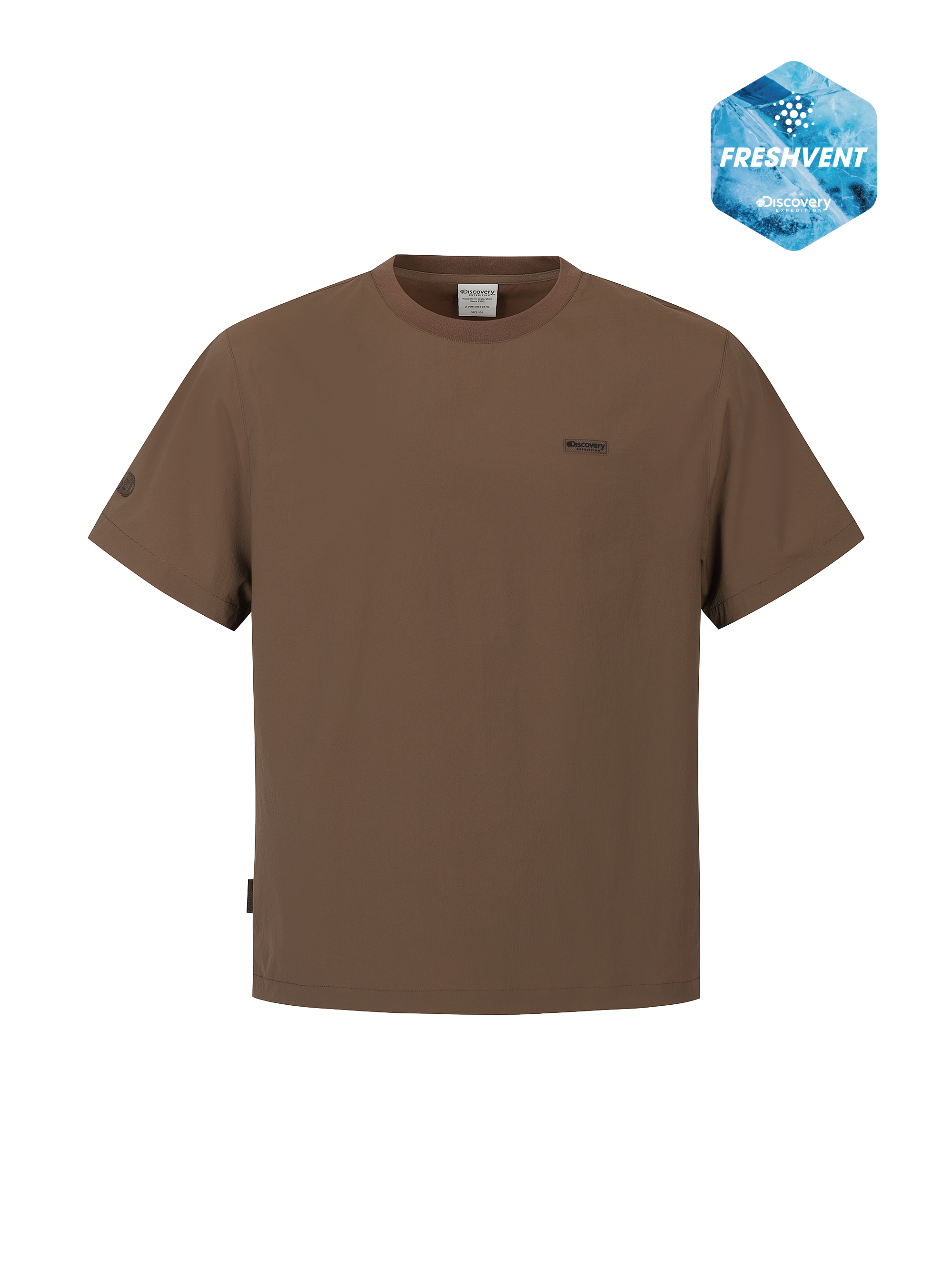 Uni Freshvent Essential Woven Short-Sleeve T-shirt