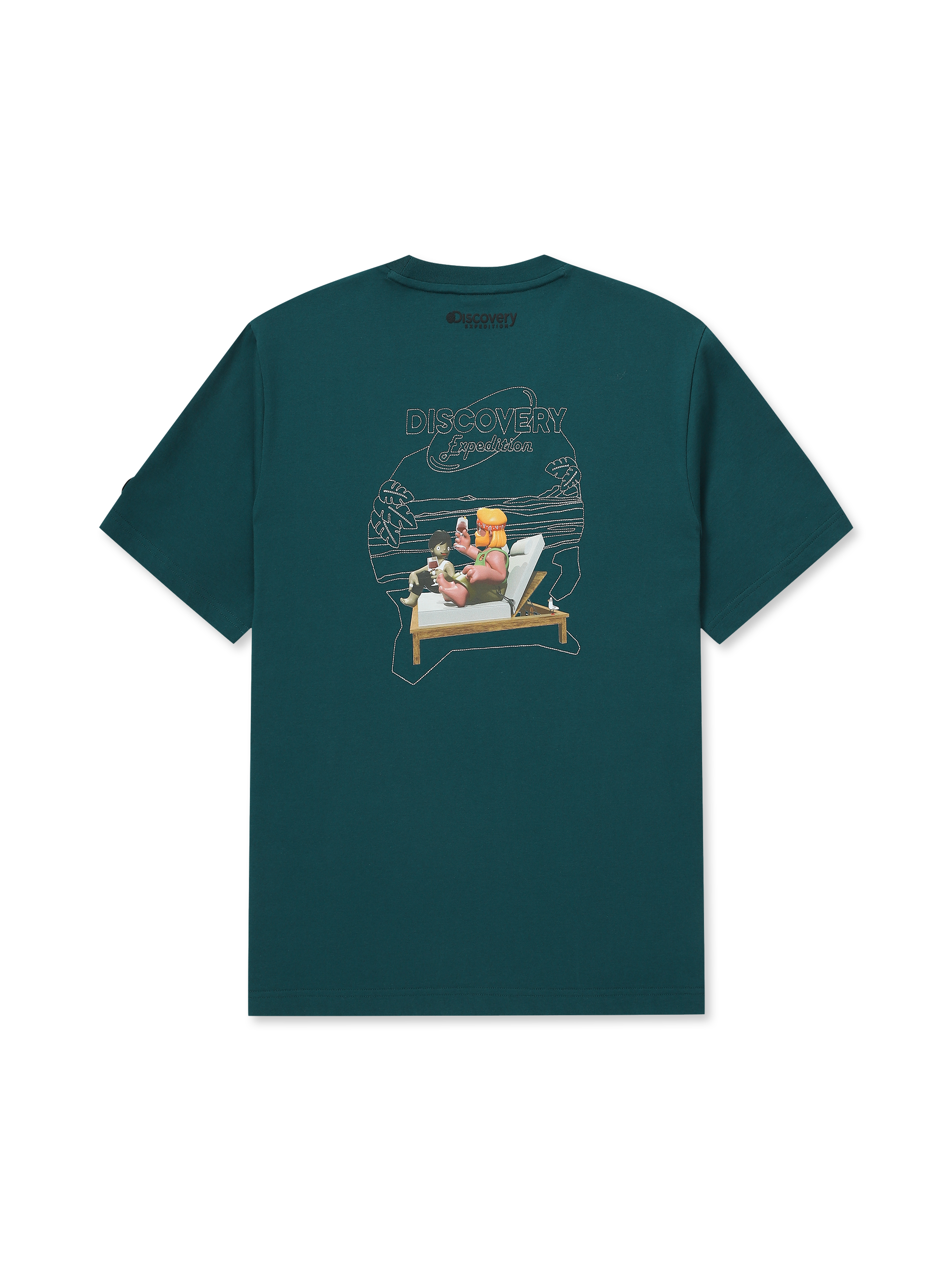◎Discovery EXPEDITION◎ Maincrew Outdoor Forest Graphic T-S Manecrew Outdoor Beach Graphic T-shirt | Discovery-Expedition