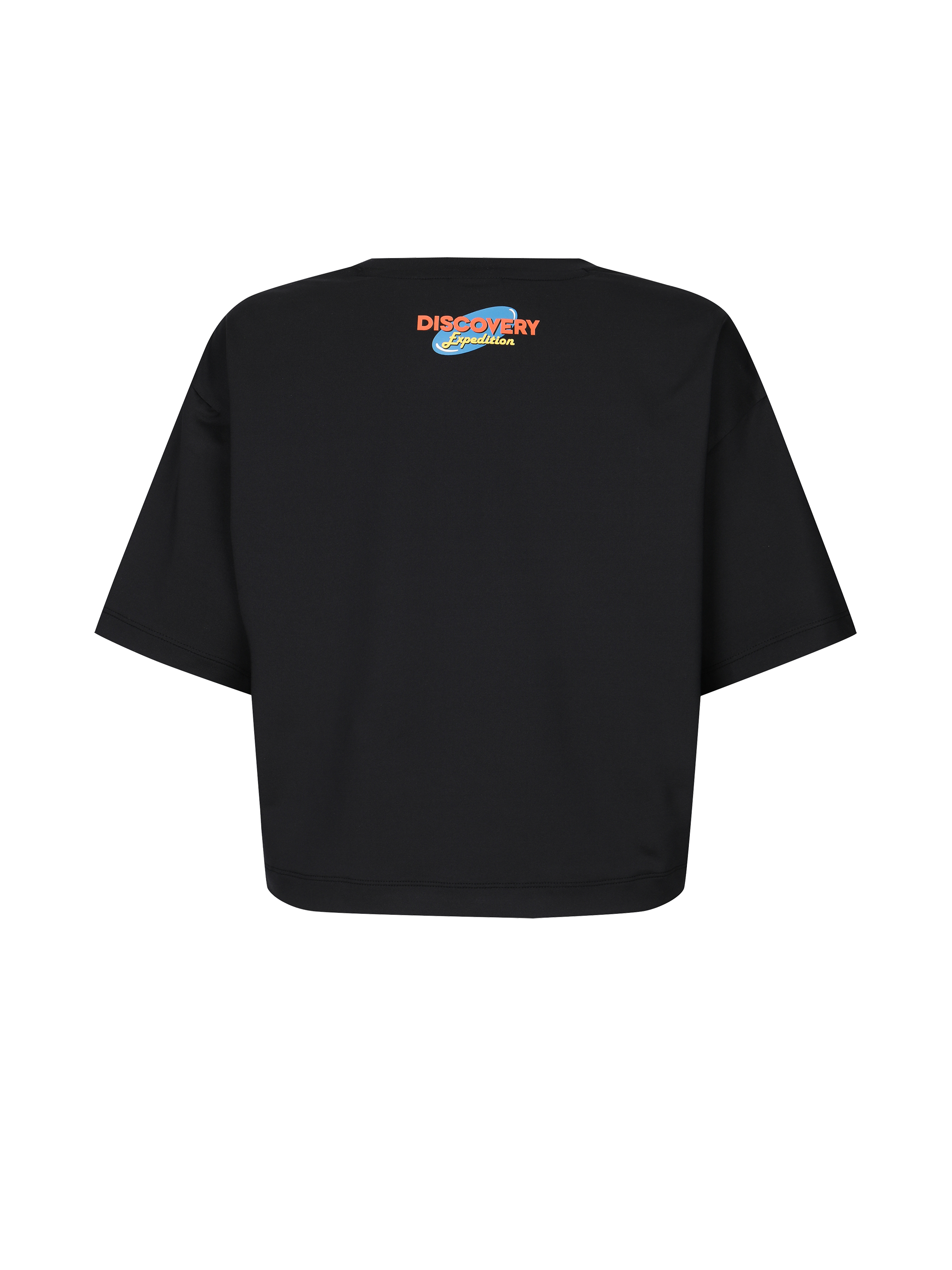 Women's Overfit Crop Water T-Shirt with Small Logo