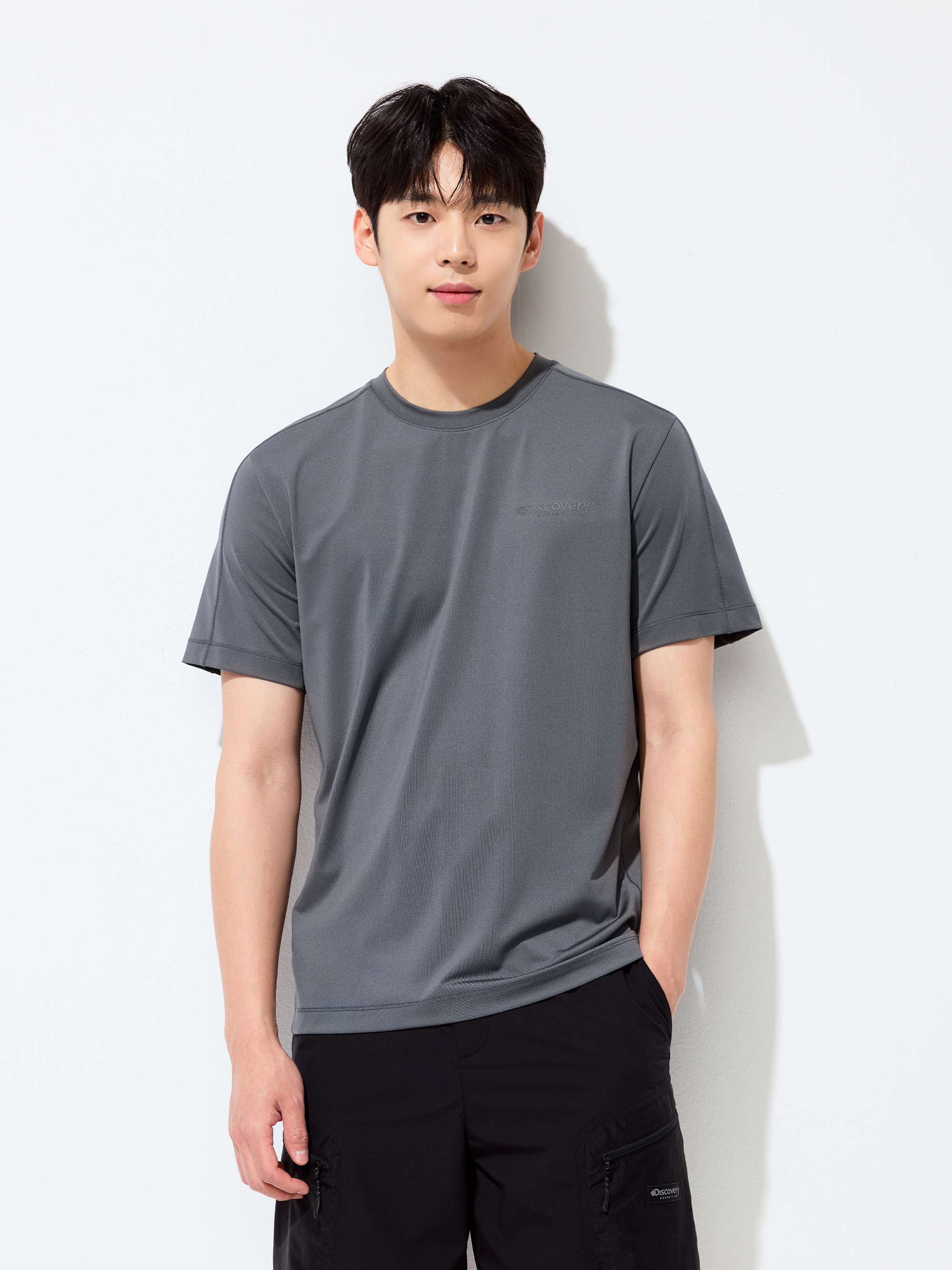Men's Cutting Line Short Sleeve T-shirt