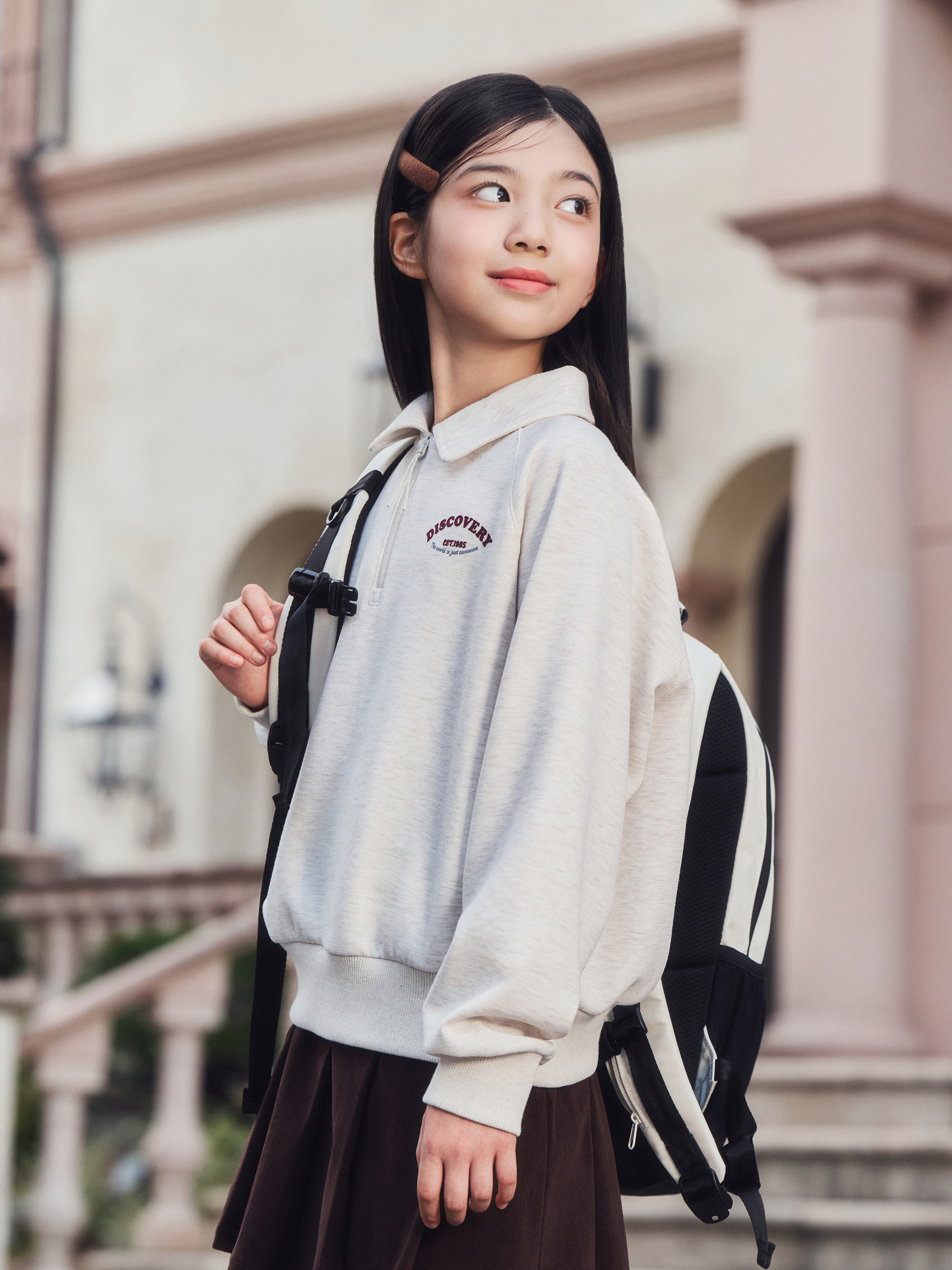 Girl's Polo Sweatshirt