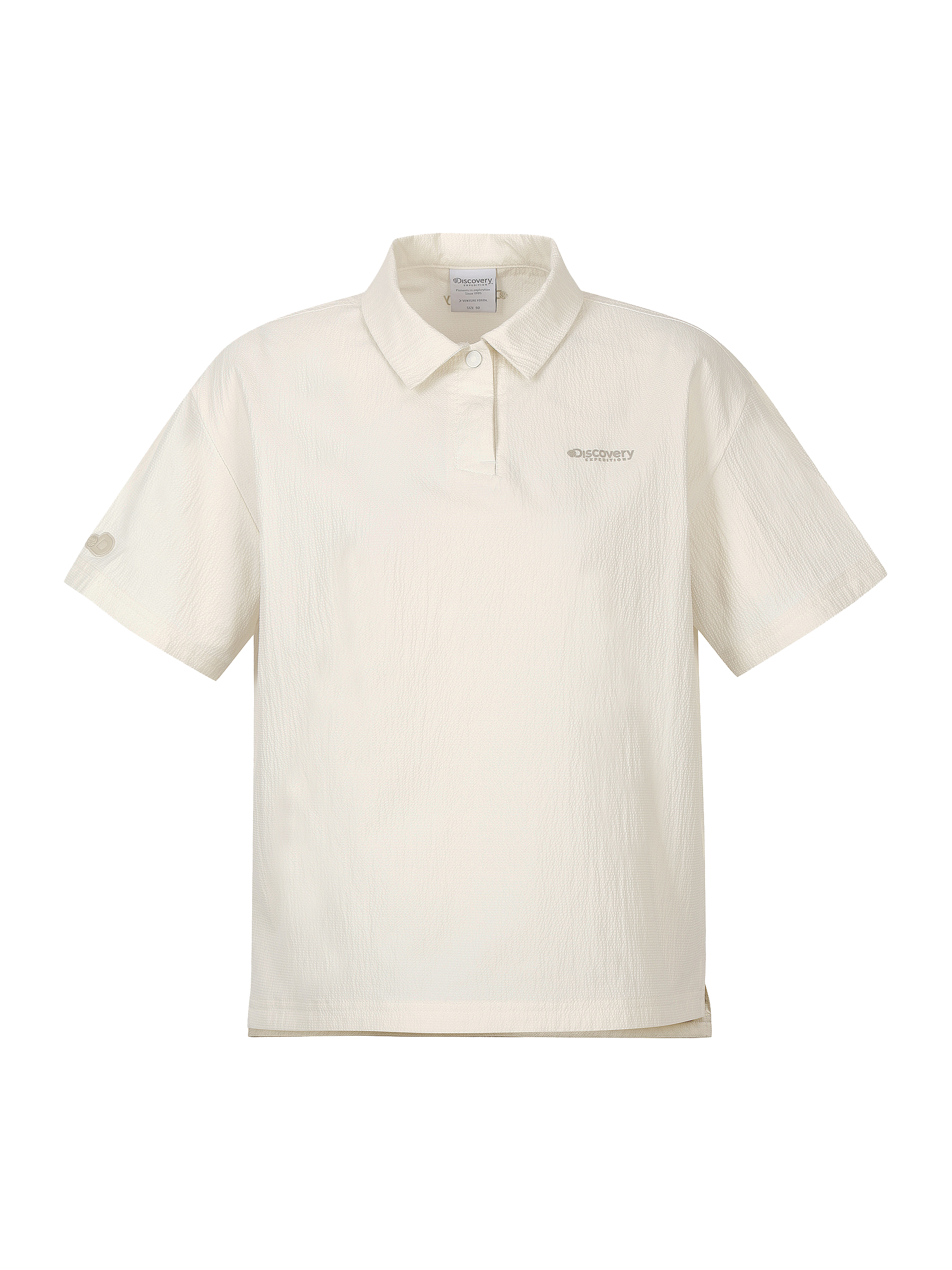 W's Seersucker Woven Polo Shirt