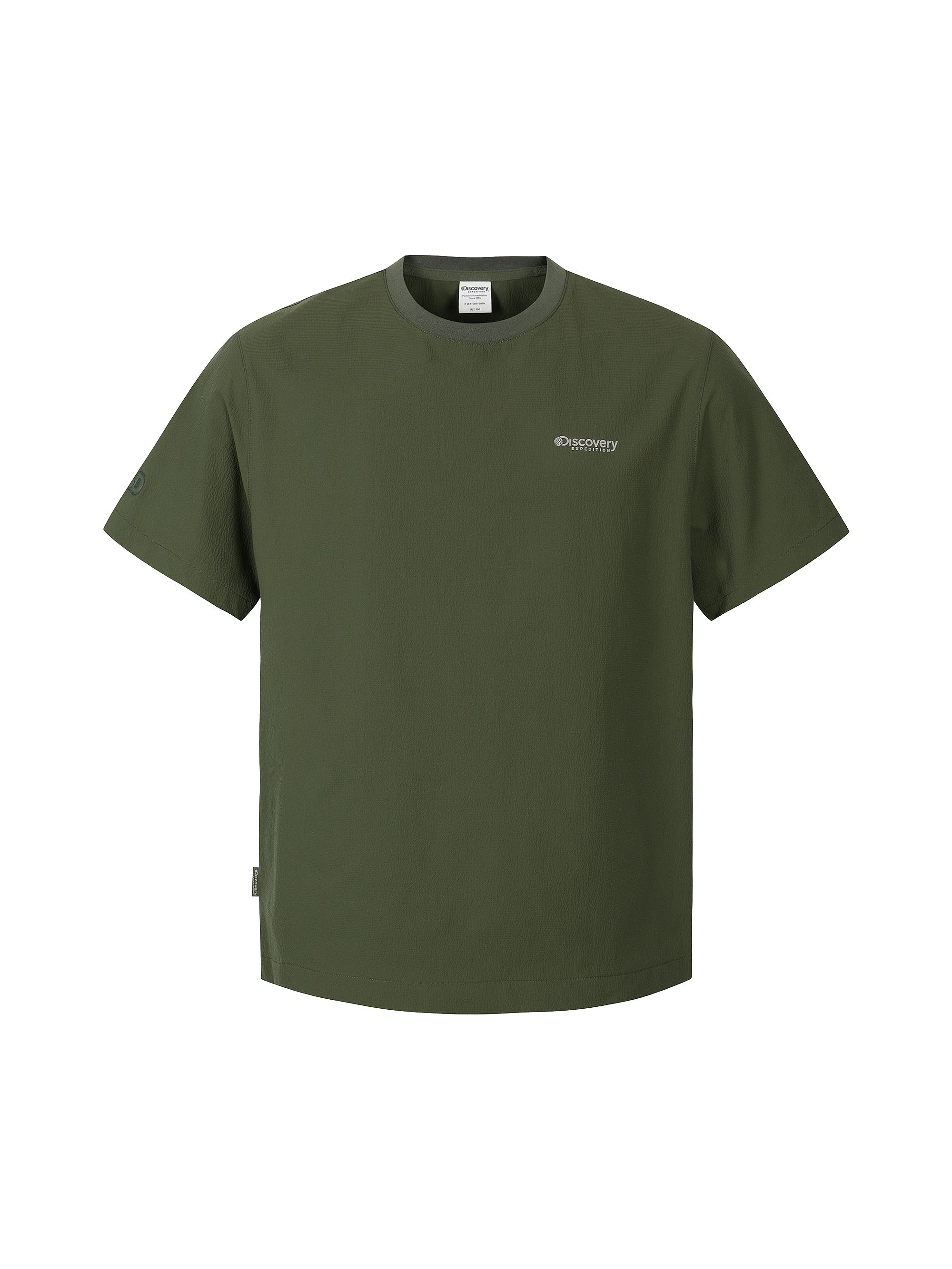 M's Seersucker Woven Short-Sleeve T-shirt