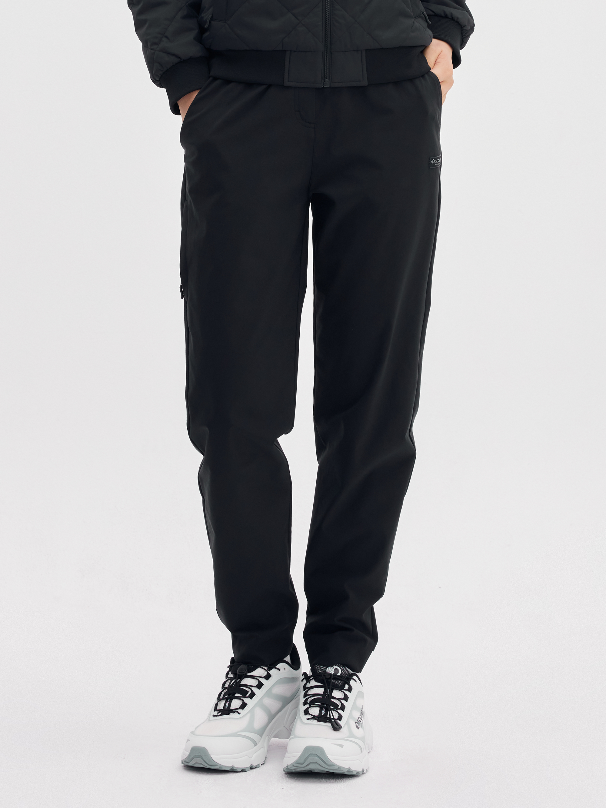 Women's High-Stretch Half Jogger Cargo Pants