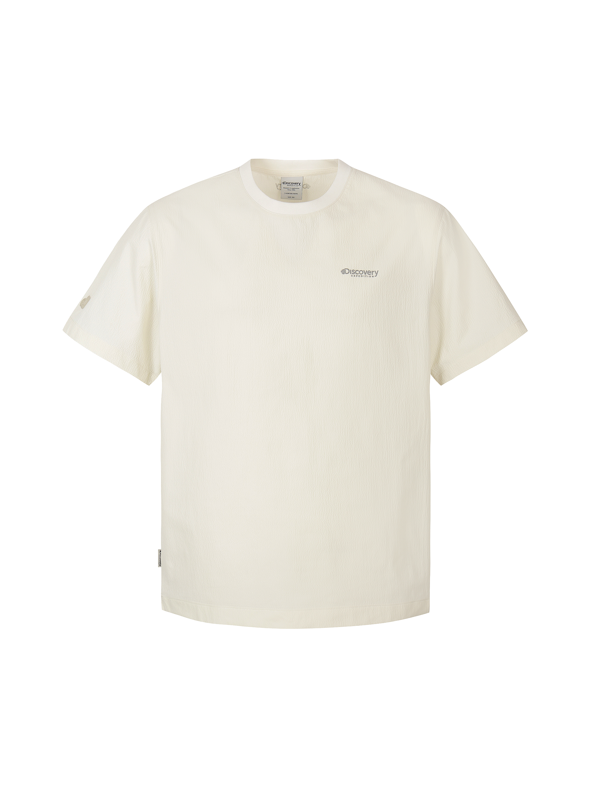 M's Seersucker Woven Short-Sleeve T-shirt