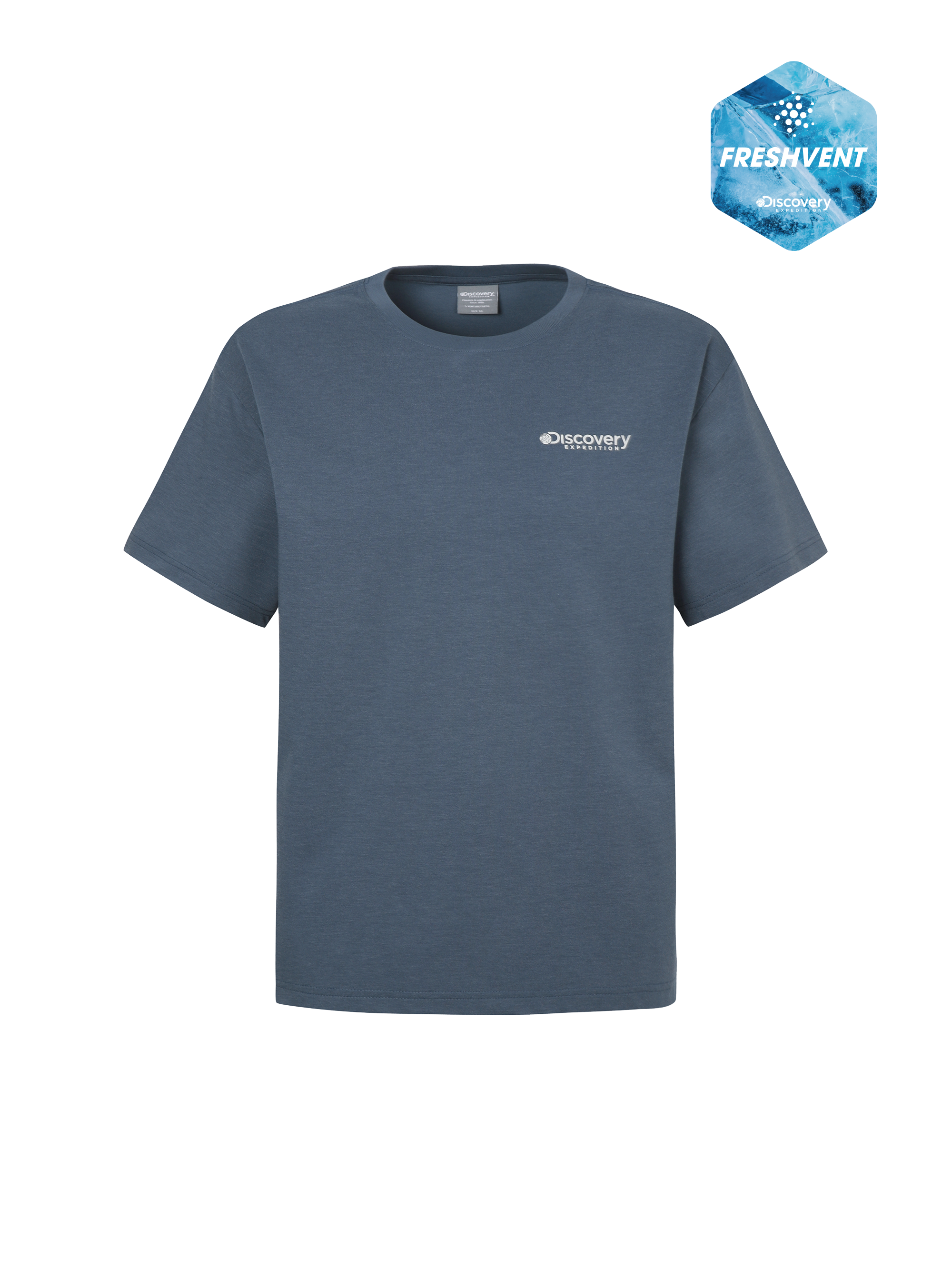 Freshvent Washed Back Logo Graphic Short Sleeve T-shirt