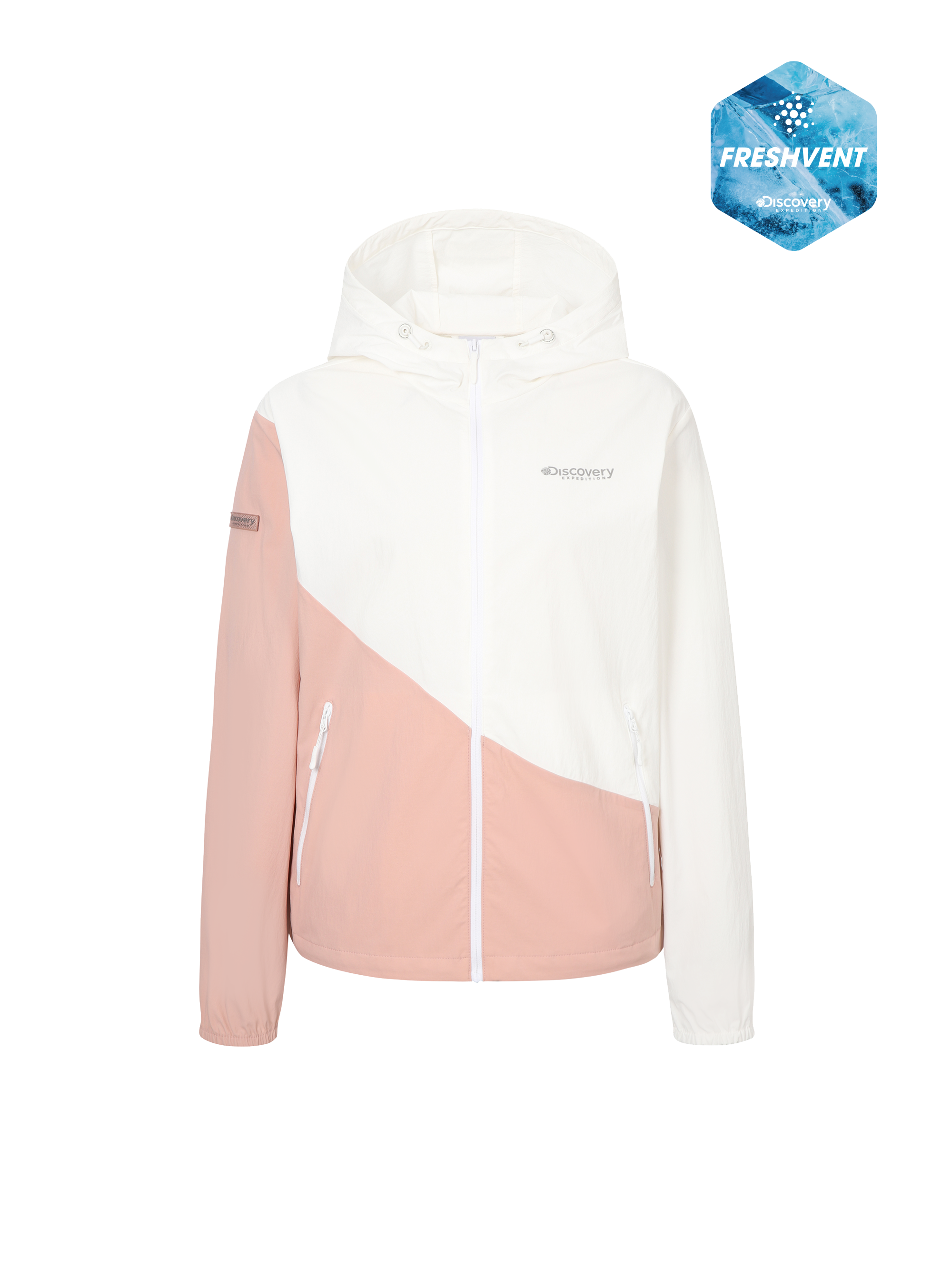 Freshvent Women's Color Block Windbreaker